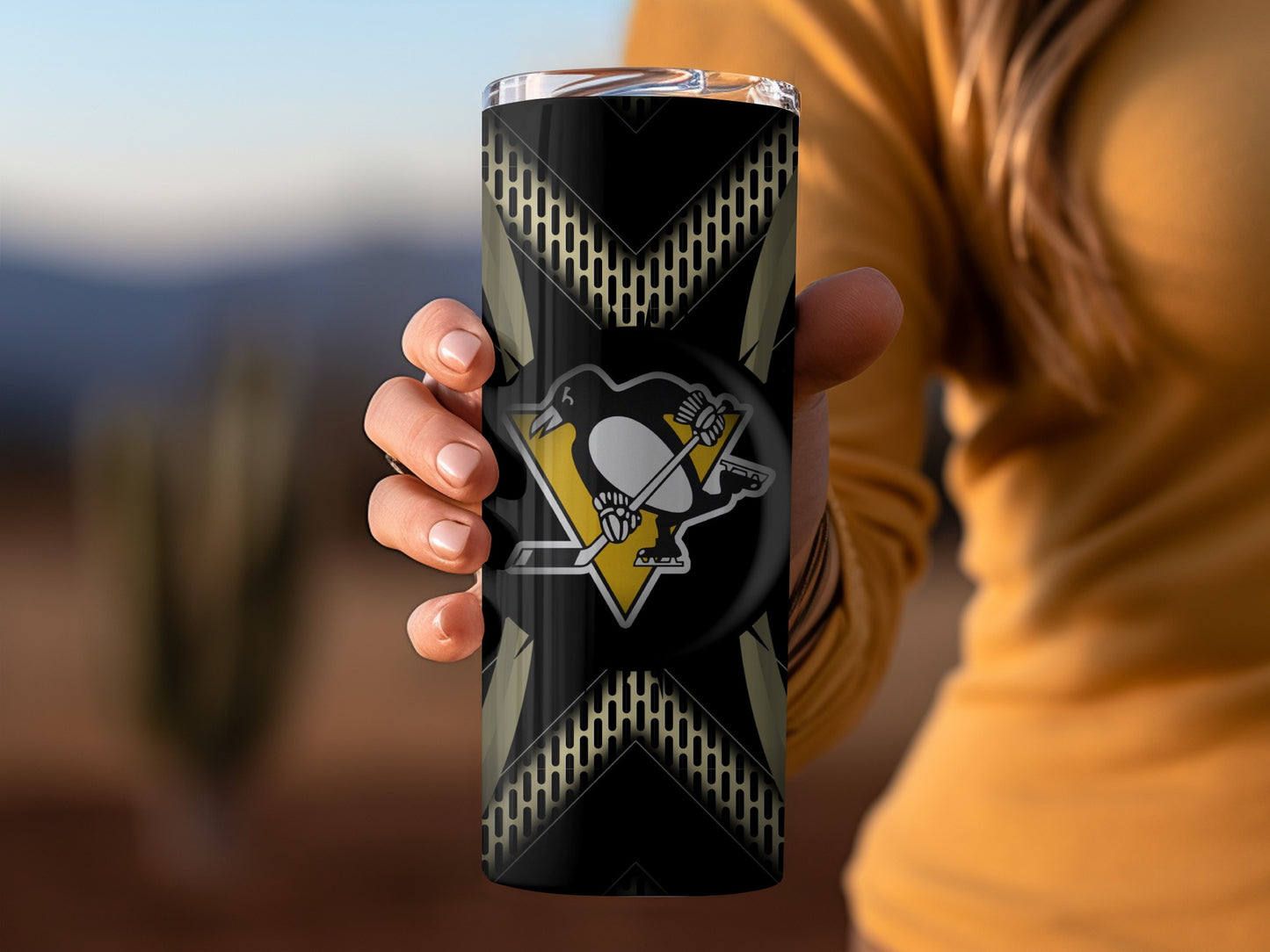 Pittsburgh Penguins Hockey Logo Design Great Gift Idea Tumblers