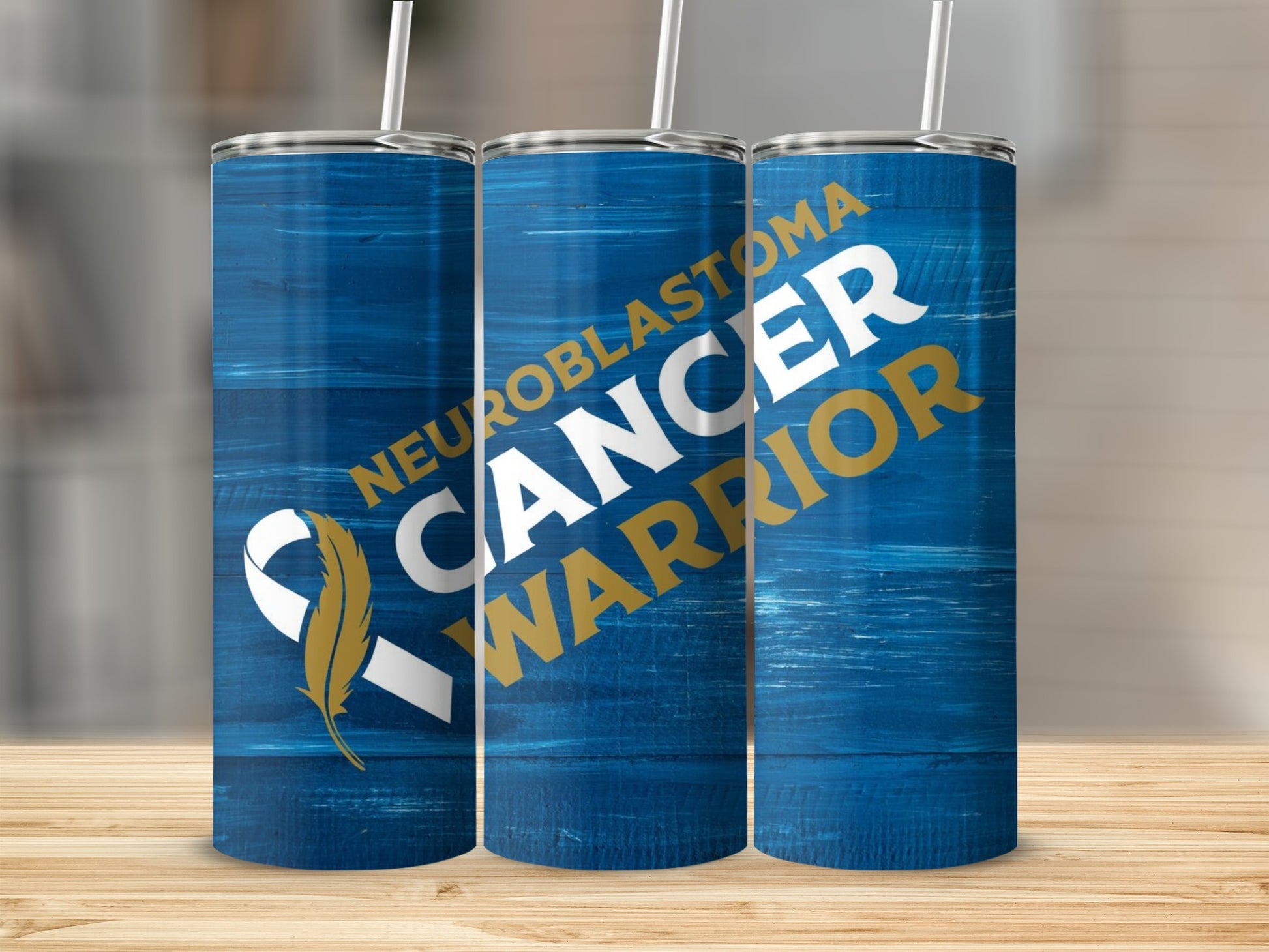 Neuroblastoma Cancer Warrior Tumbler Functional Product