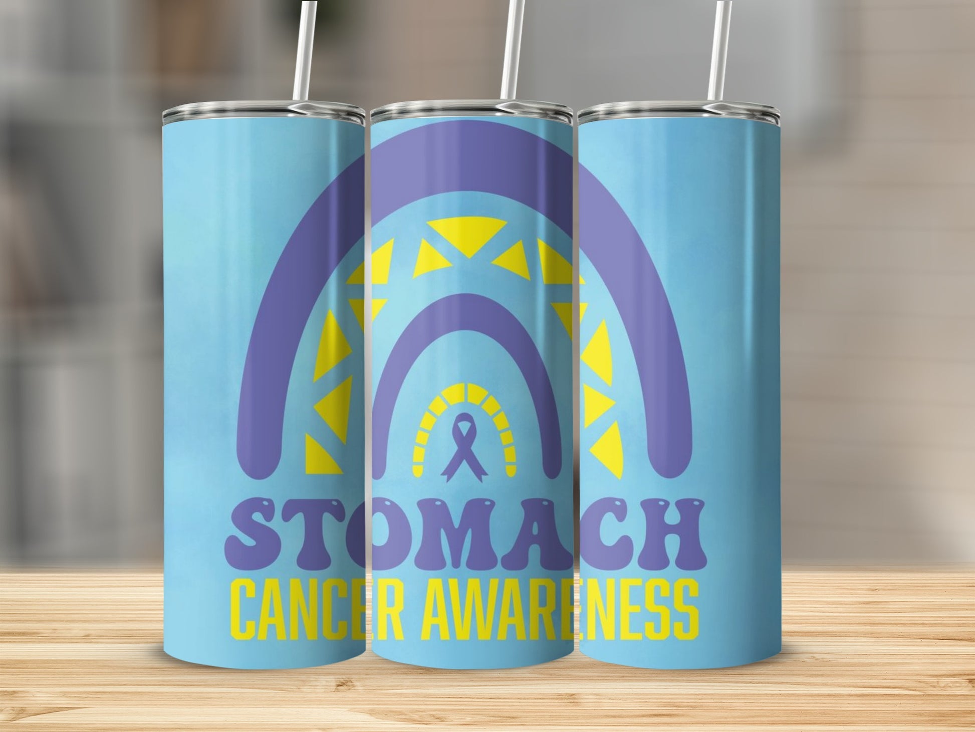 Stomach Cancer Awareness Design Insulated Tumbler product