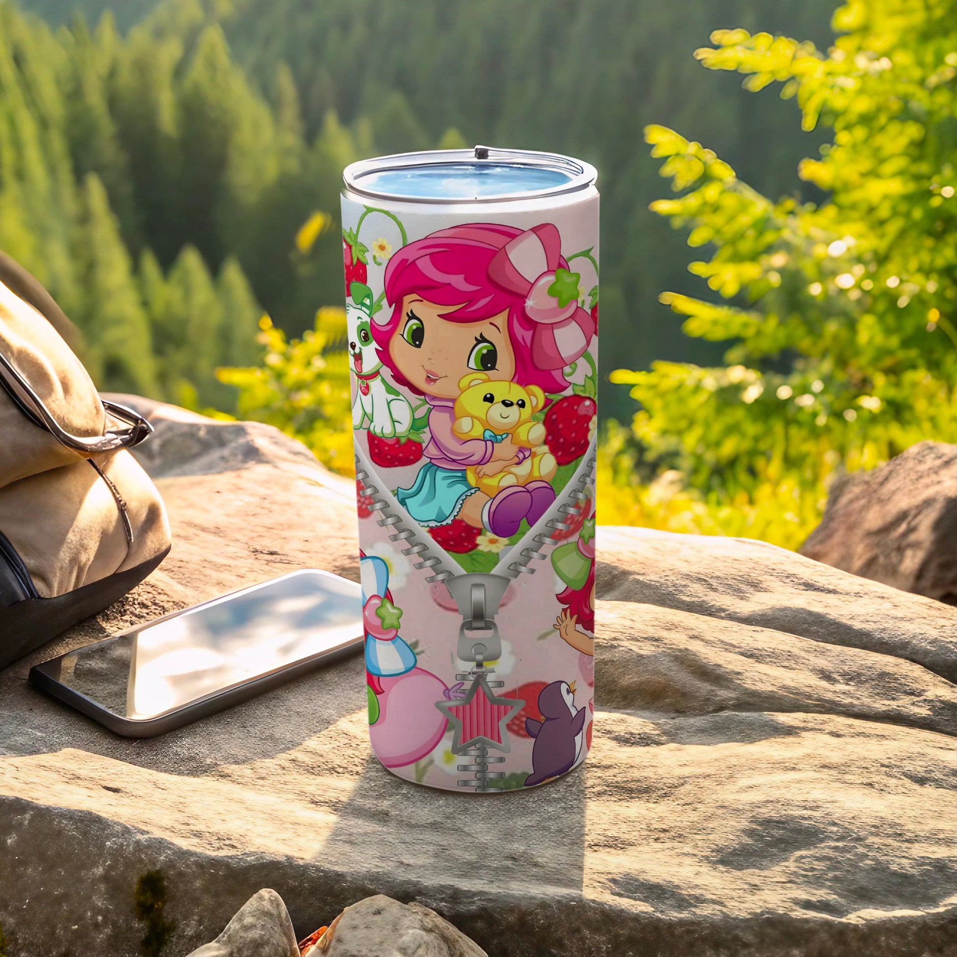 Cute Cartoon Character Kids Tumbler for Girls Drinks