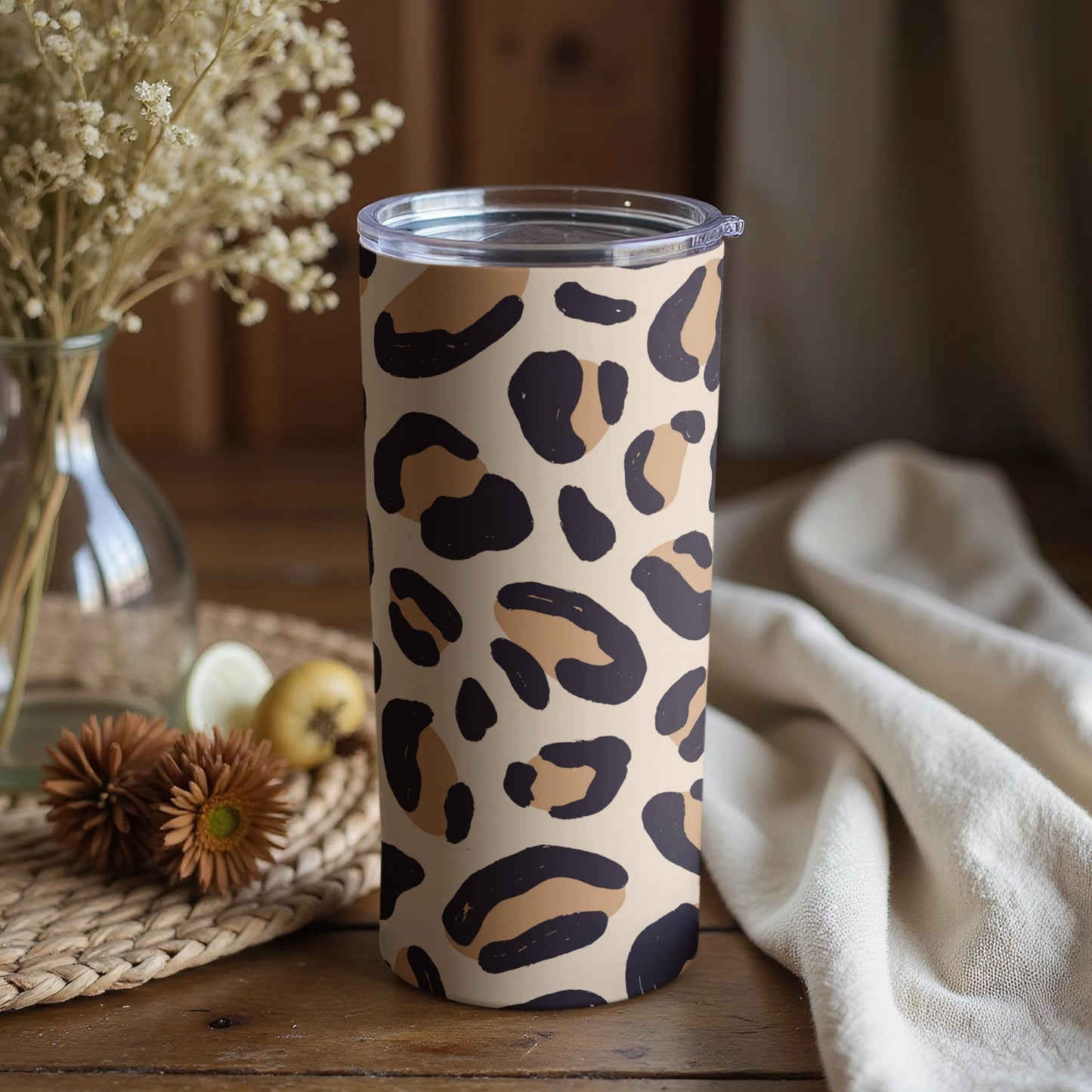Stylish Leopard Print Tumbler for Everyday Use