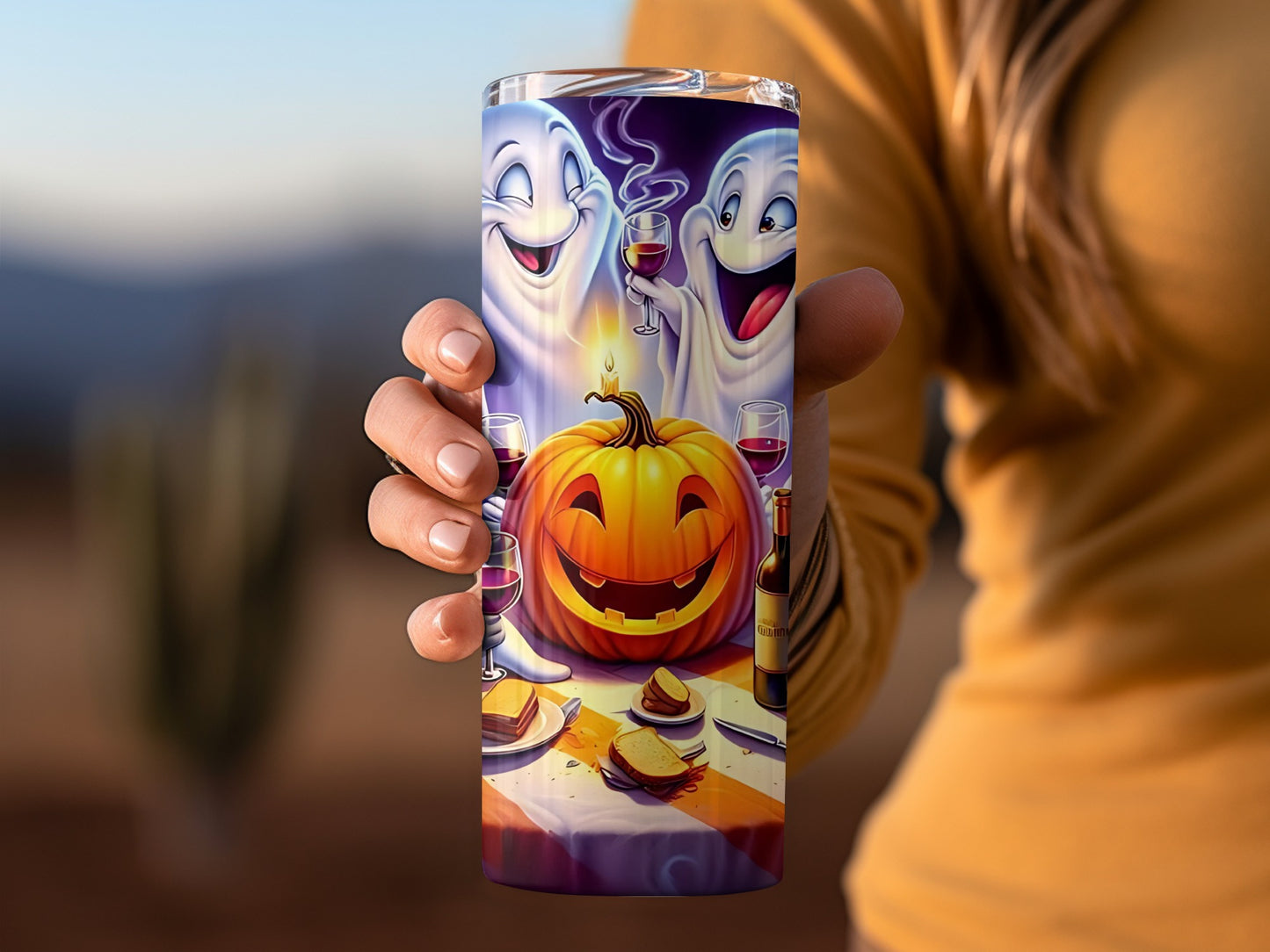 Spooky Spirits A Festive Ghostly Dinner Party Tumblers