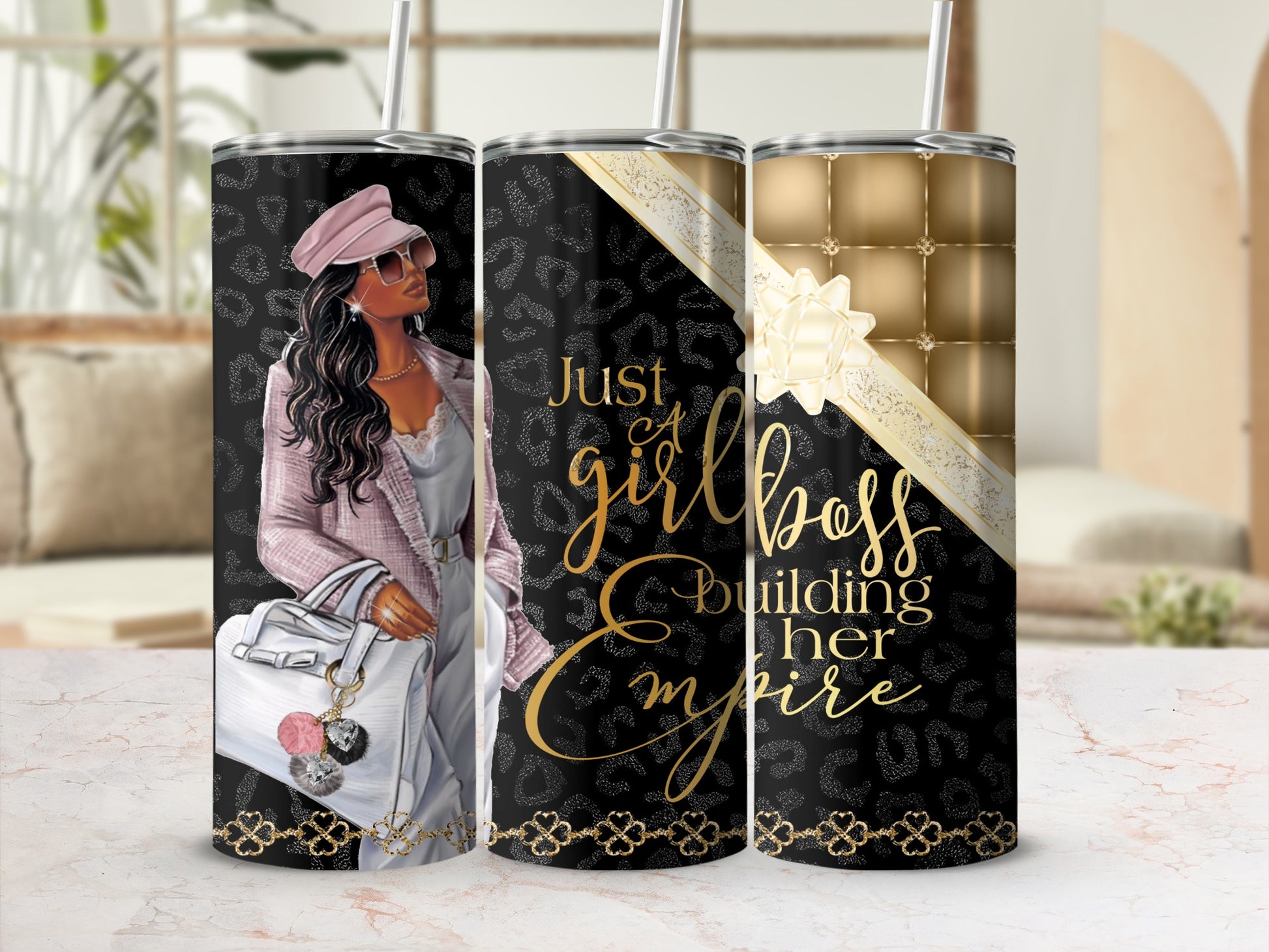 Just a girl boss building her empire tumbler product