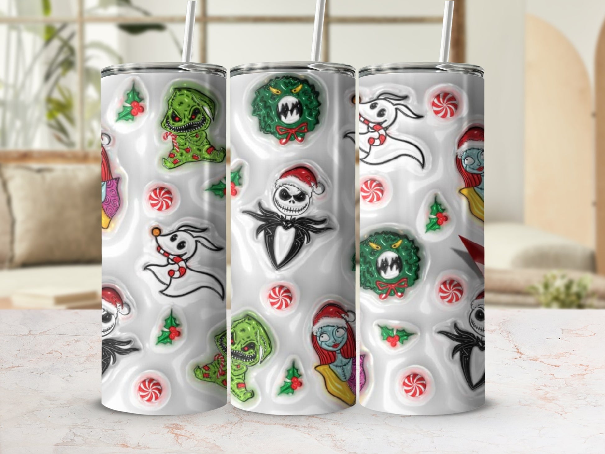 Holiday-Themed Characters Stainless Steel Tumbler