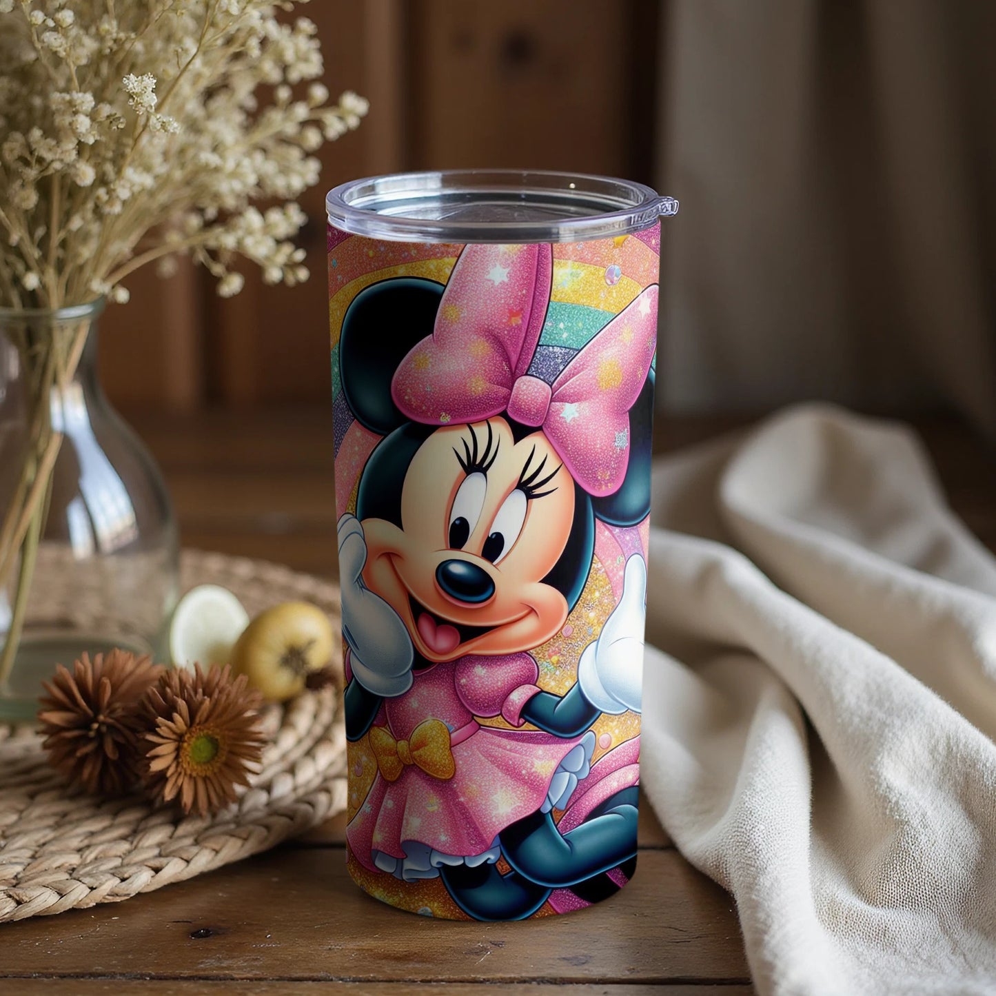 Minnie Mouse Tumbler With Pink Bow for Kids