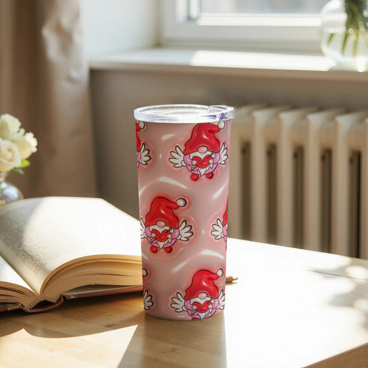 Festive Red Santa Clown Party Tumbler for Holiday Drinks