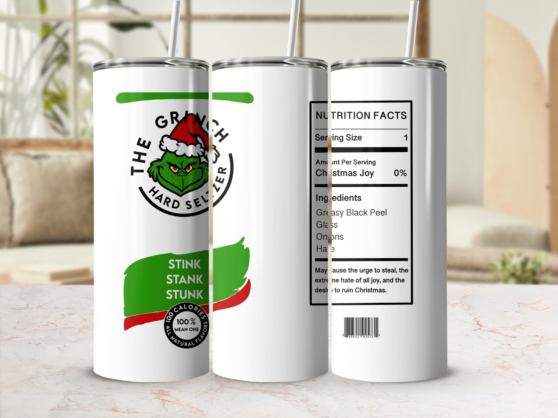 The Grinch Hard Seltzer Stink Stank Stunk Christmas product type