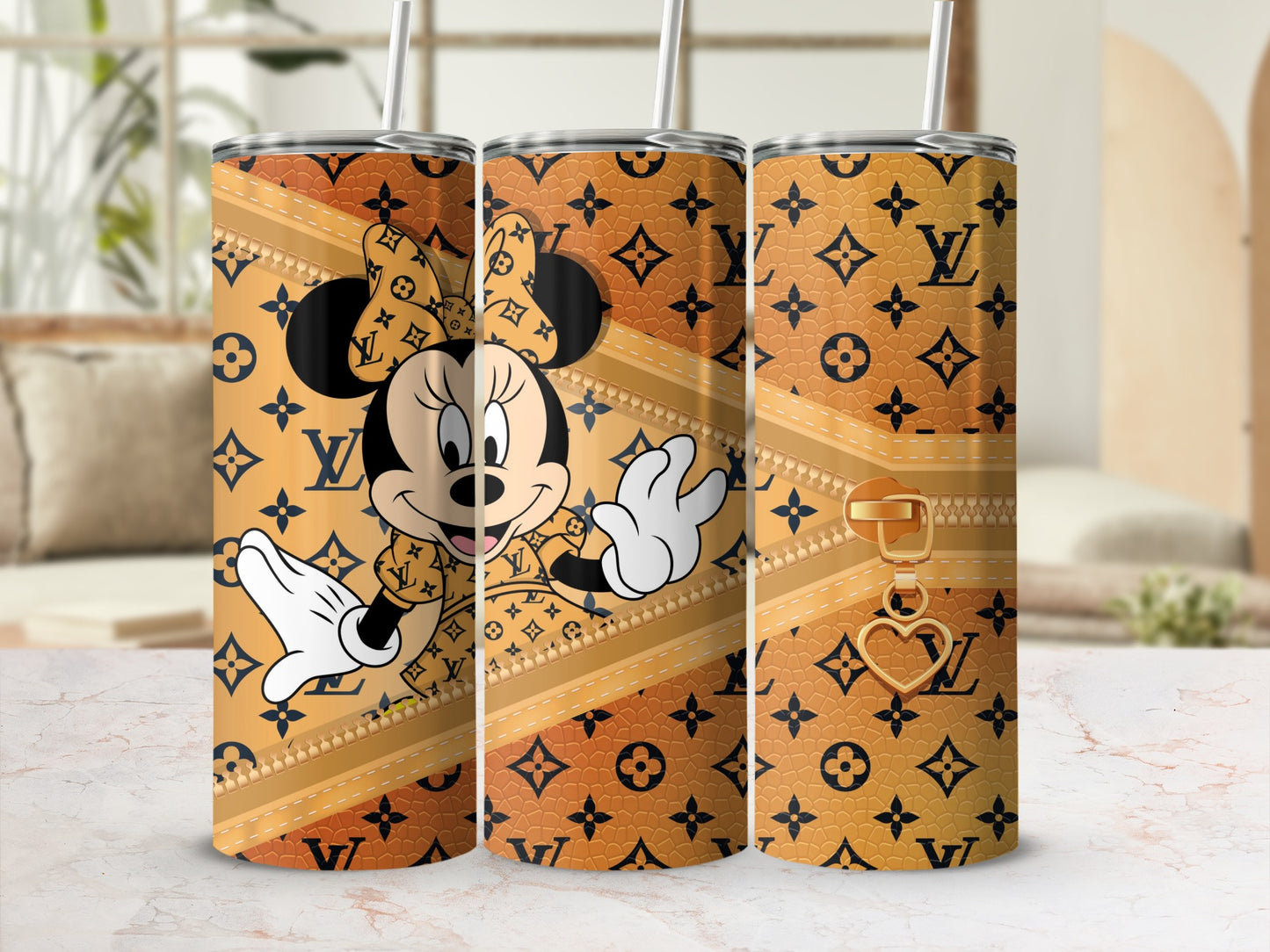 Minnie Mouse Designer Inspired Tumbler Stainless Steel