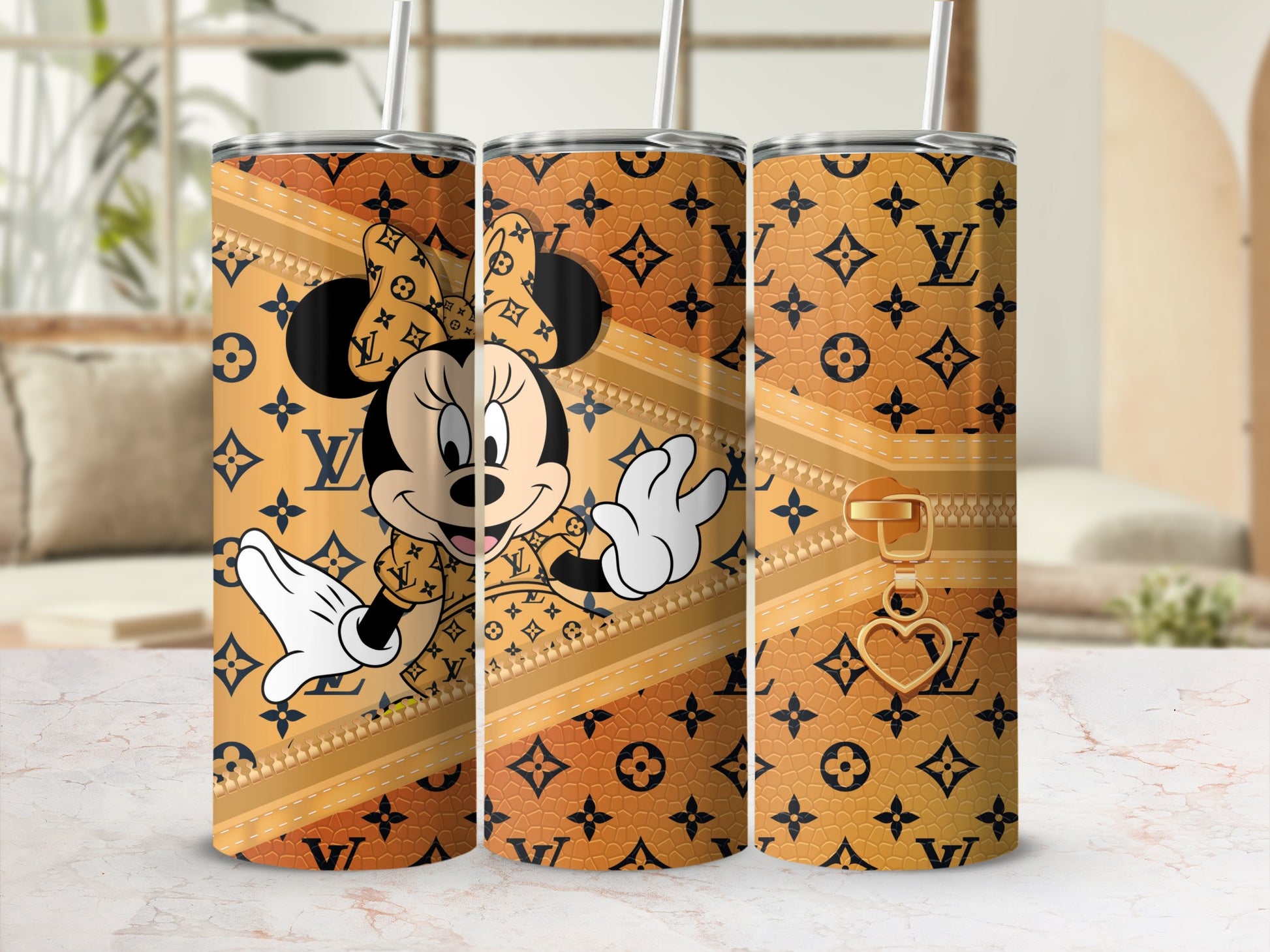Minnie Mouse Designer Inspired Tumbler Stainless Steel