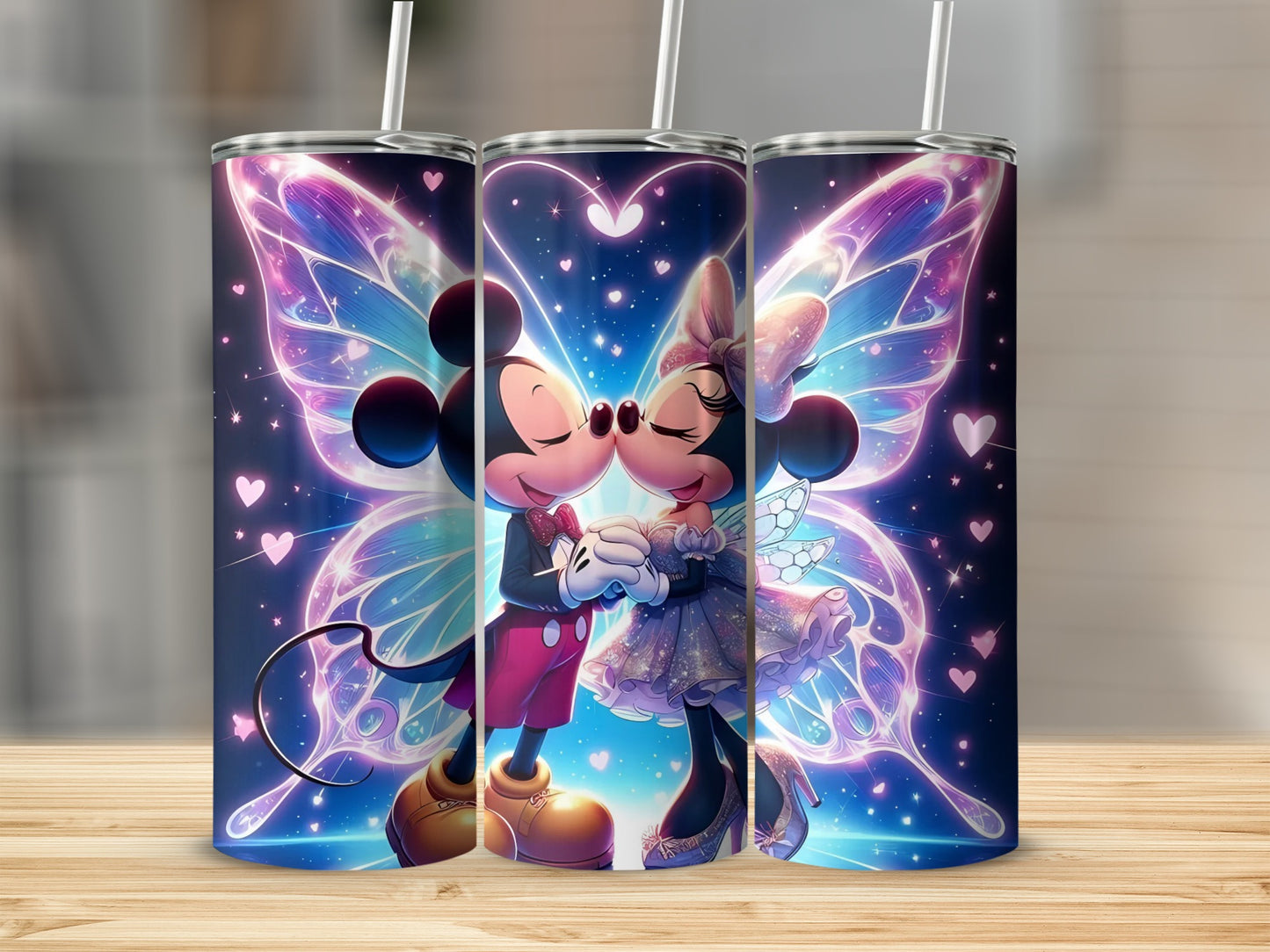 Enchanting Mickey and Minnie Fairy Tale Tumblers