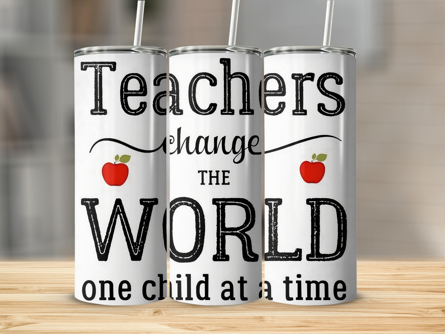 Teachers Change the World One Child at a Time Tumbler