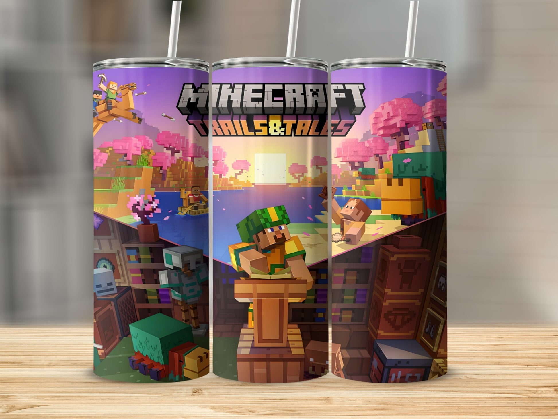 Minecraft Trails And Tales Insulated Tumbler With Lid