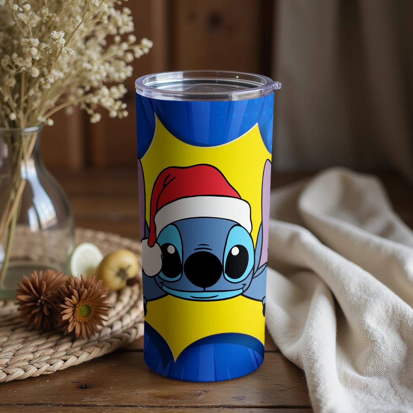 Festive Stitch Character Tumbler For Holiday Season