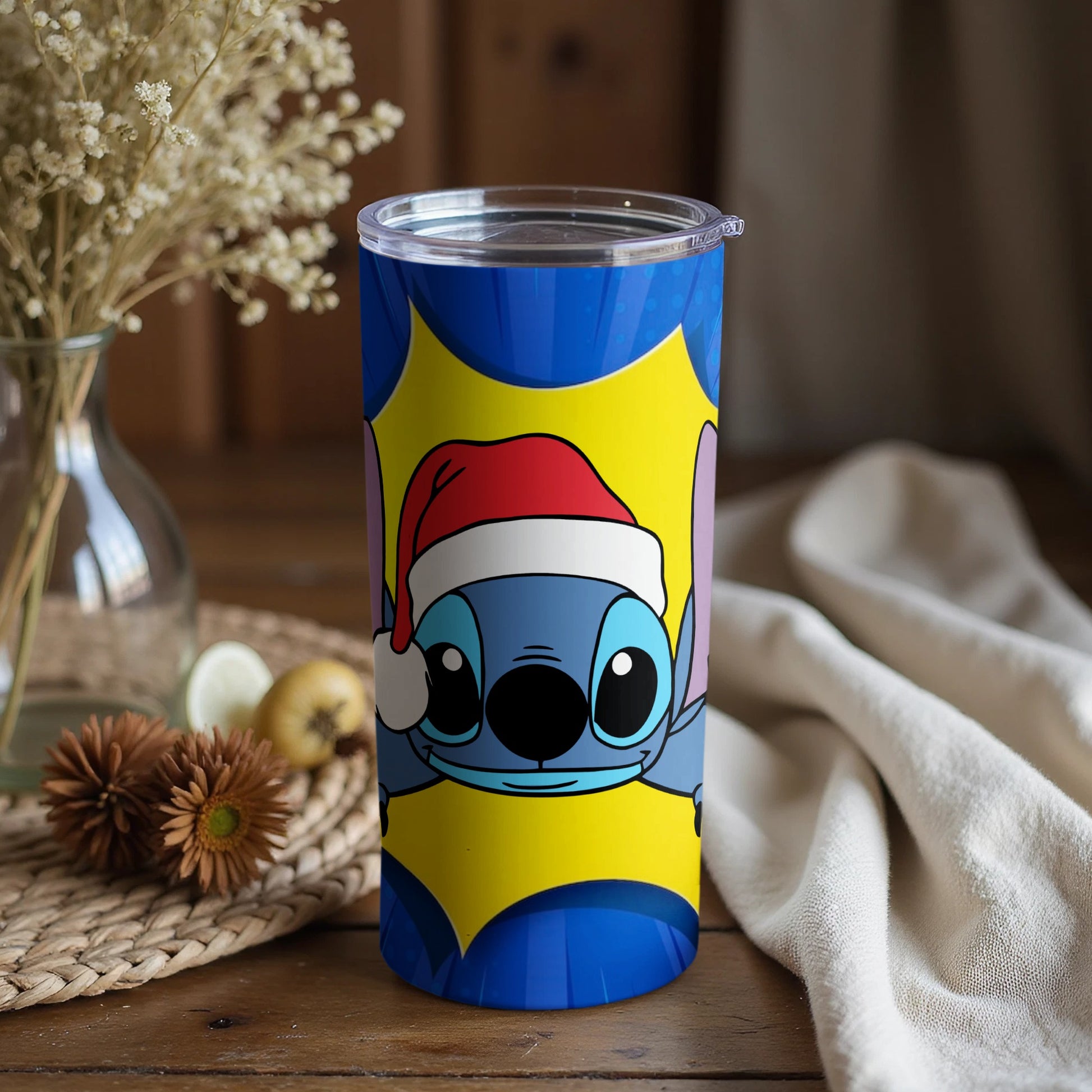 Festive Stitch Character Tumbler For Holiday Season