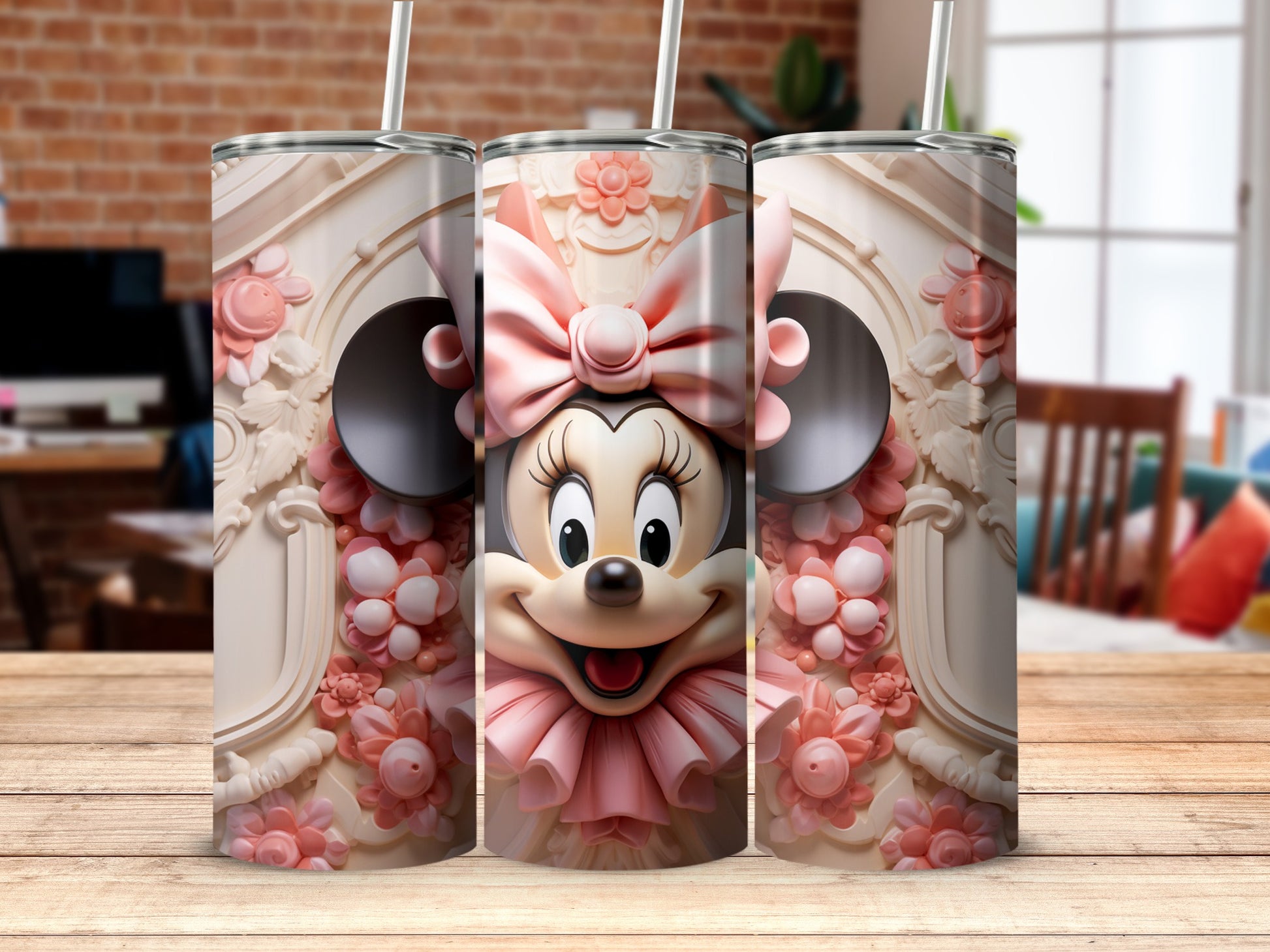 Adorable Disney Character Themed Insulated Tumbler