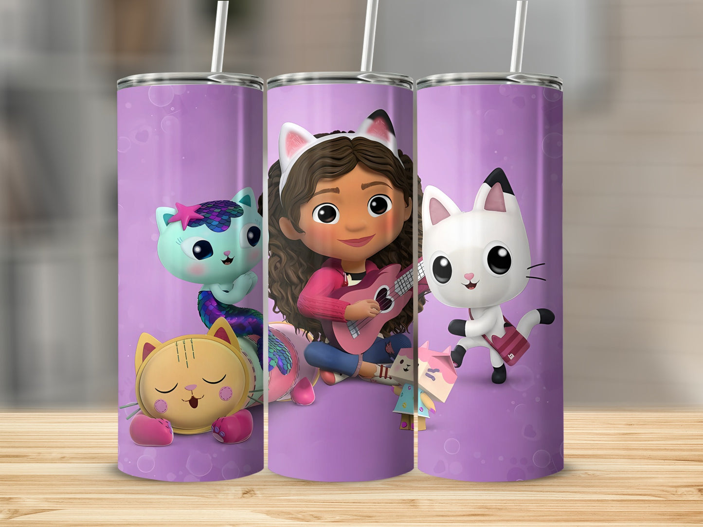 Adorable Cartoon Character Design Insulated Tumbler