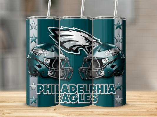 Philadelphia Eagles Team Helmets with Logo Tumblers