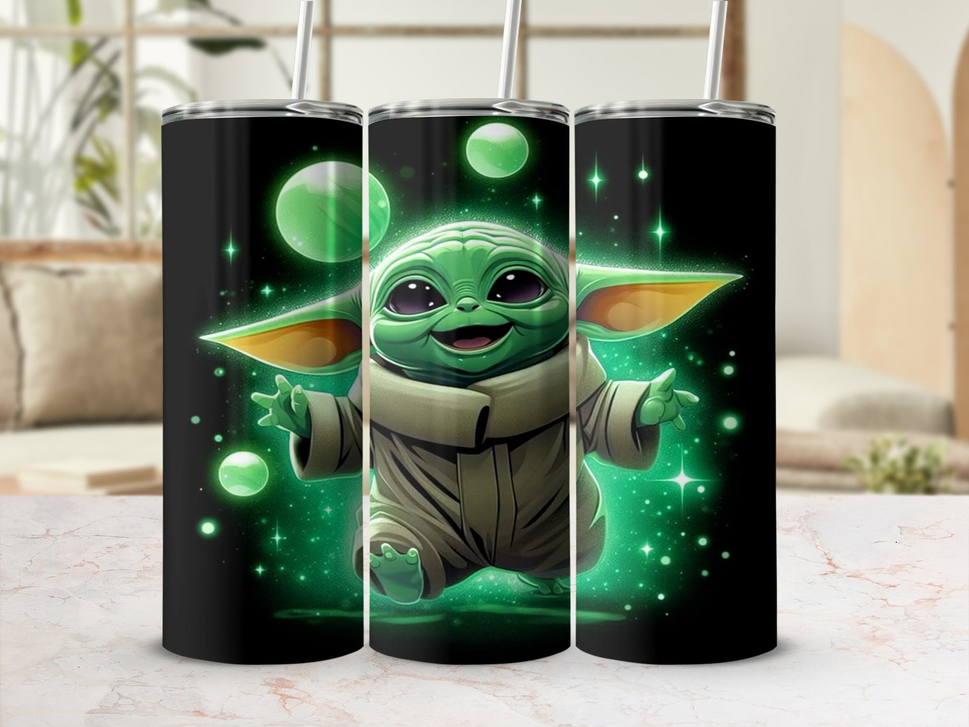 Adorable Baby Alien Design Tumbler Product