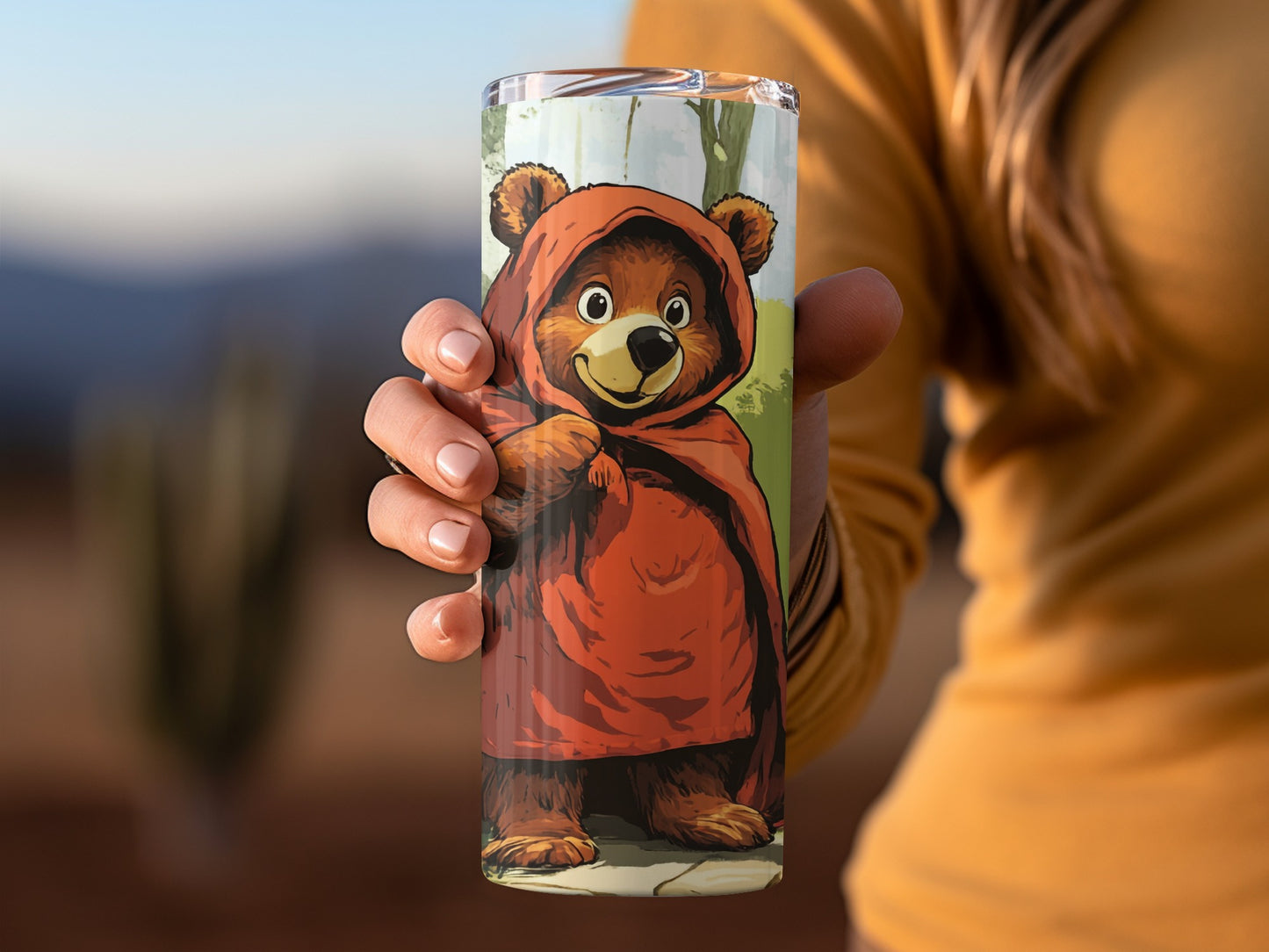 Three Little Bears Forest Story Illustration Design Tumblers