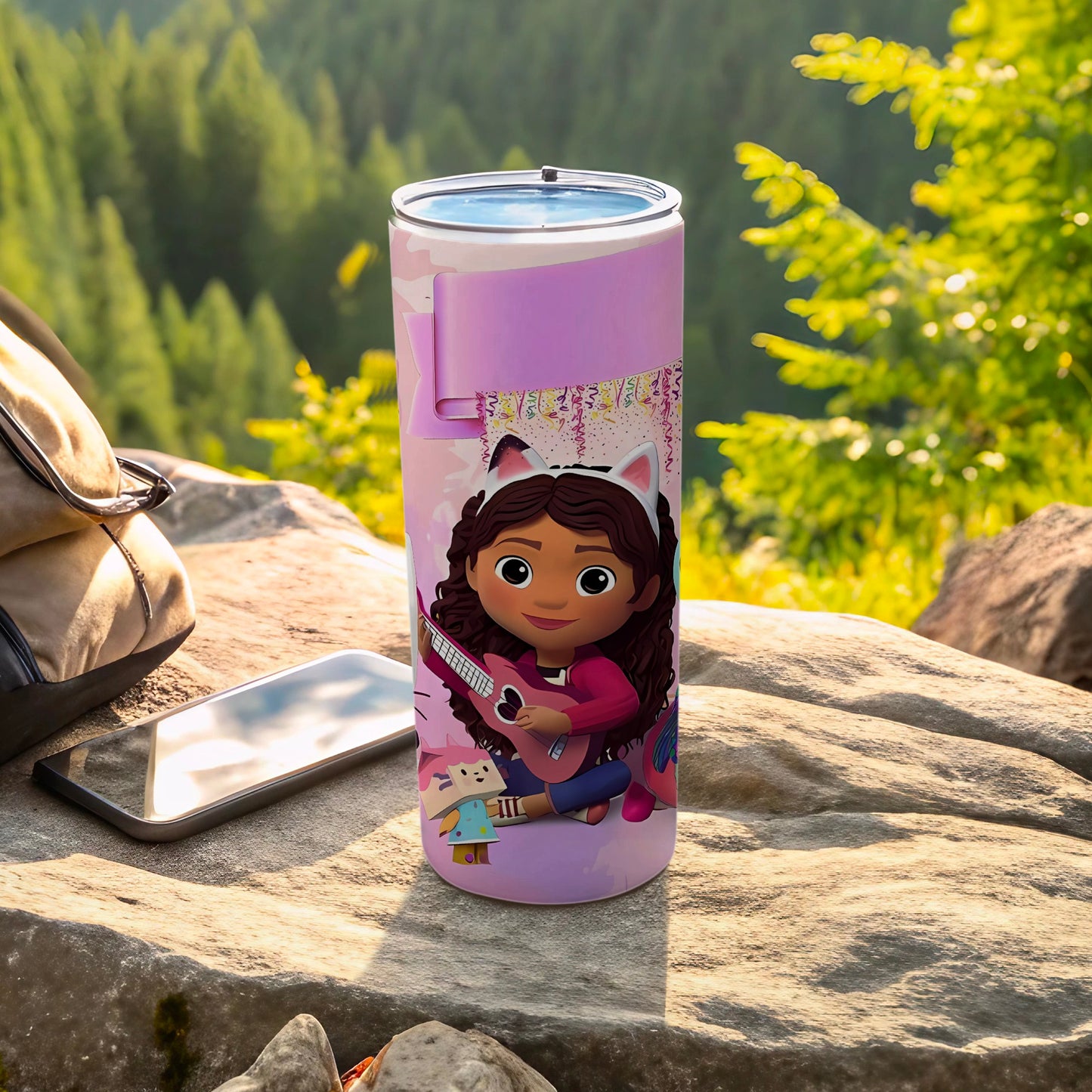 Adorable Kids Cartoon Character Travel Mug