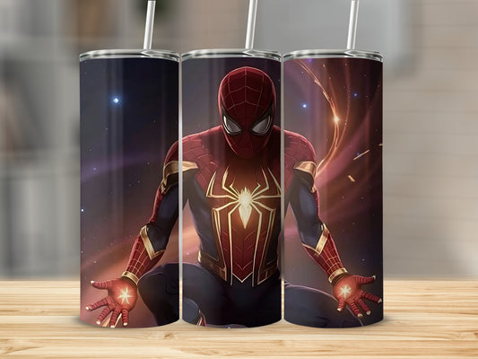 Spider Themed Superhero Tumbler Cup 20oz Travel Mug