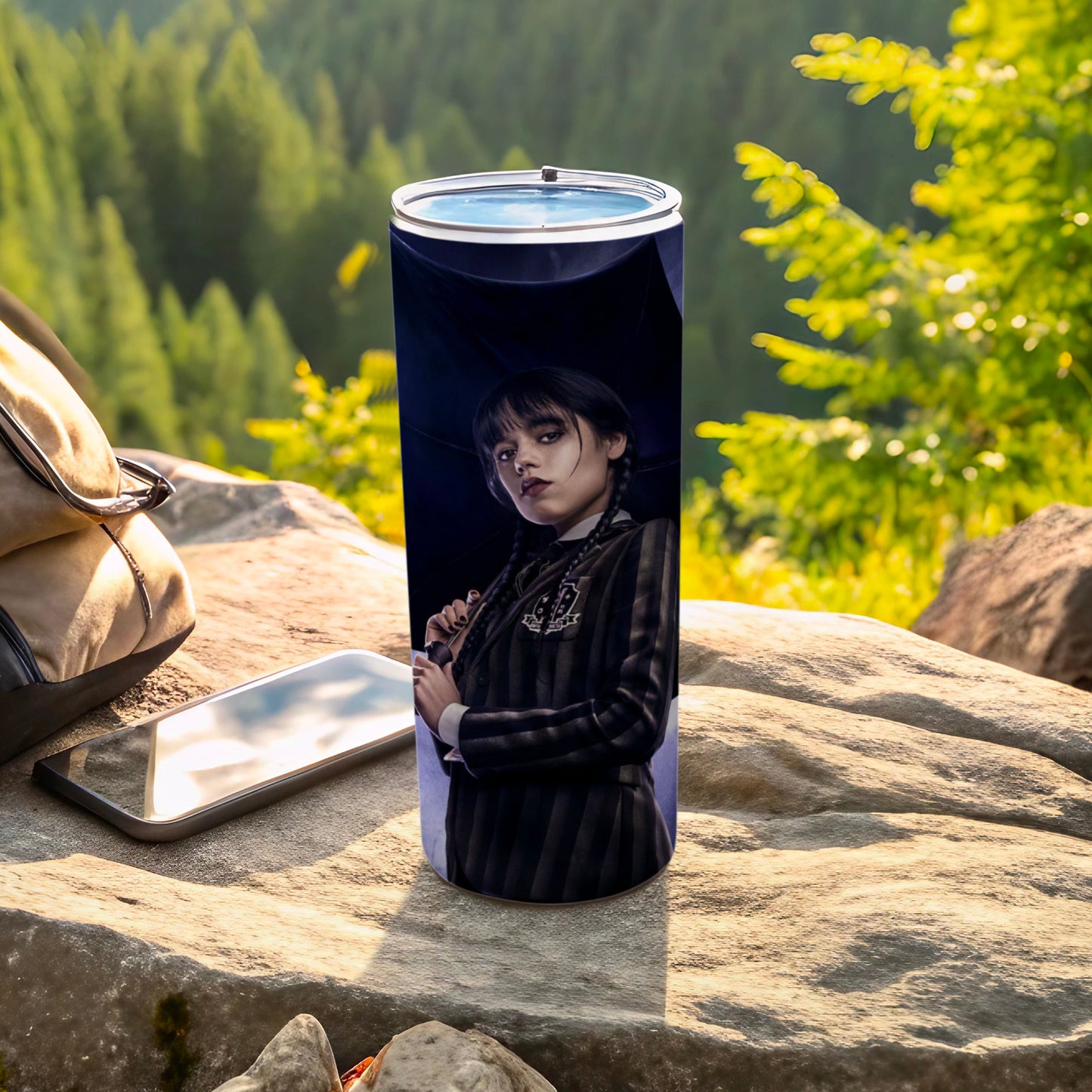 Gothic Portrait Insulated Tumbler for Outdoor Adventures