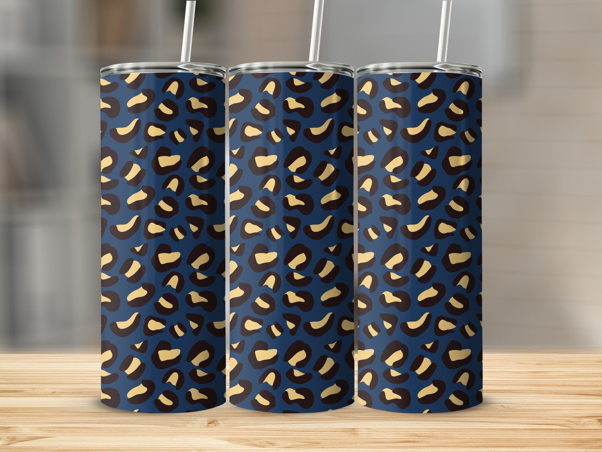 Leopard Print Tall Tumbler for Stylish Hydration