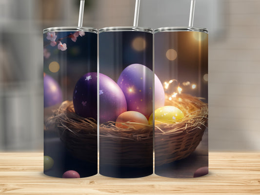 Easter Eggs Nest Cherry Blossoms String Lights product type