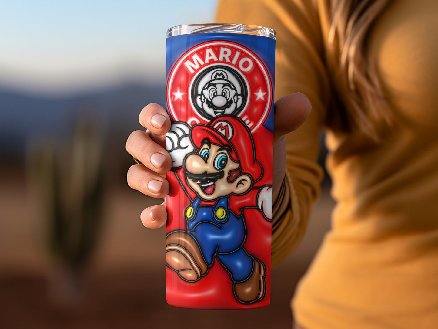 Super Mario Themed Colorful Travel Mug Product