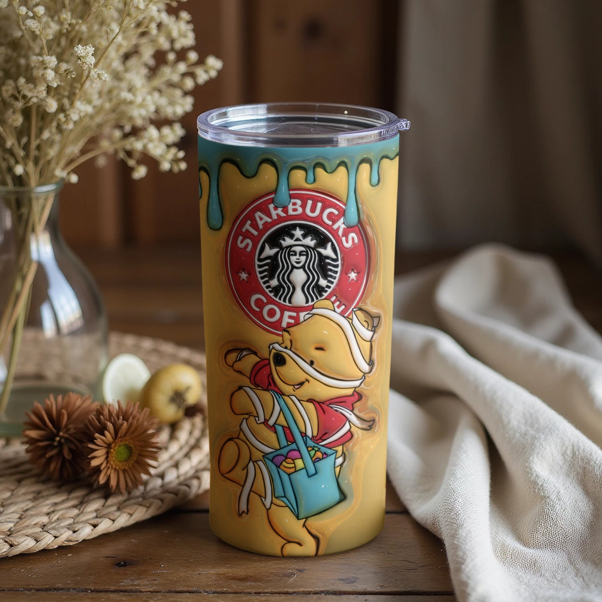 Winnie the Pooh Starbucks Tumbler for Coffee Lovers