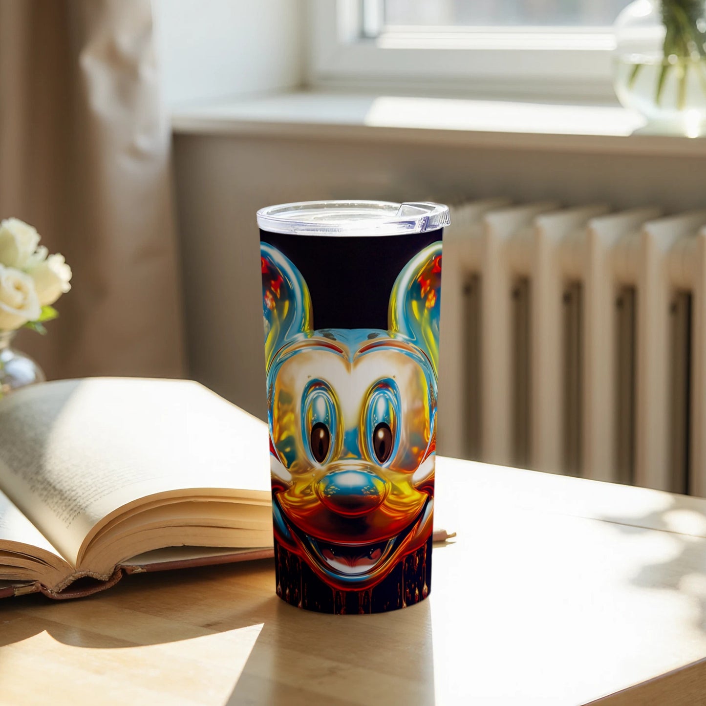 Vibrant Mickey Mouse Design Travel Tumbler for All Ages