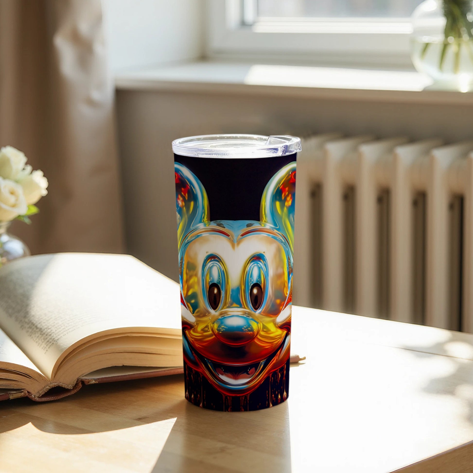 Vibrant Mickey Mouse Design Travel Tumbler for All Ages