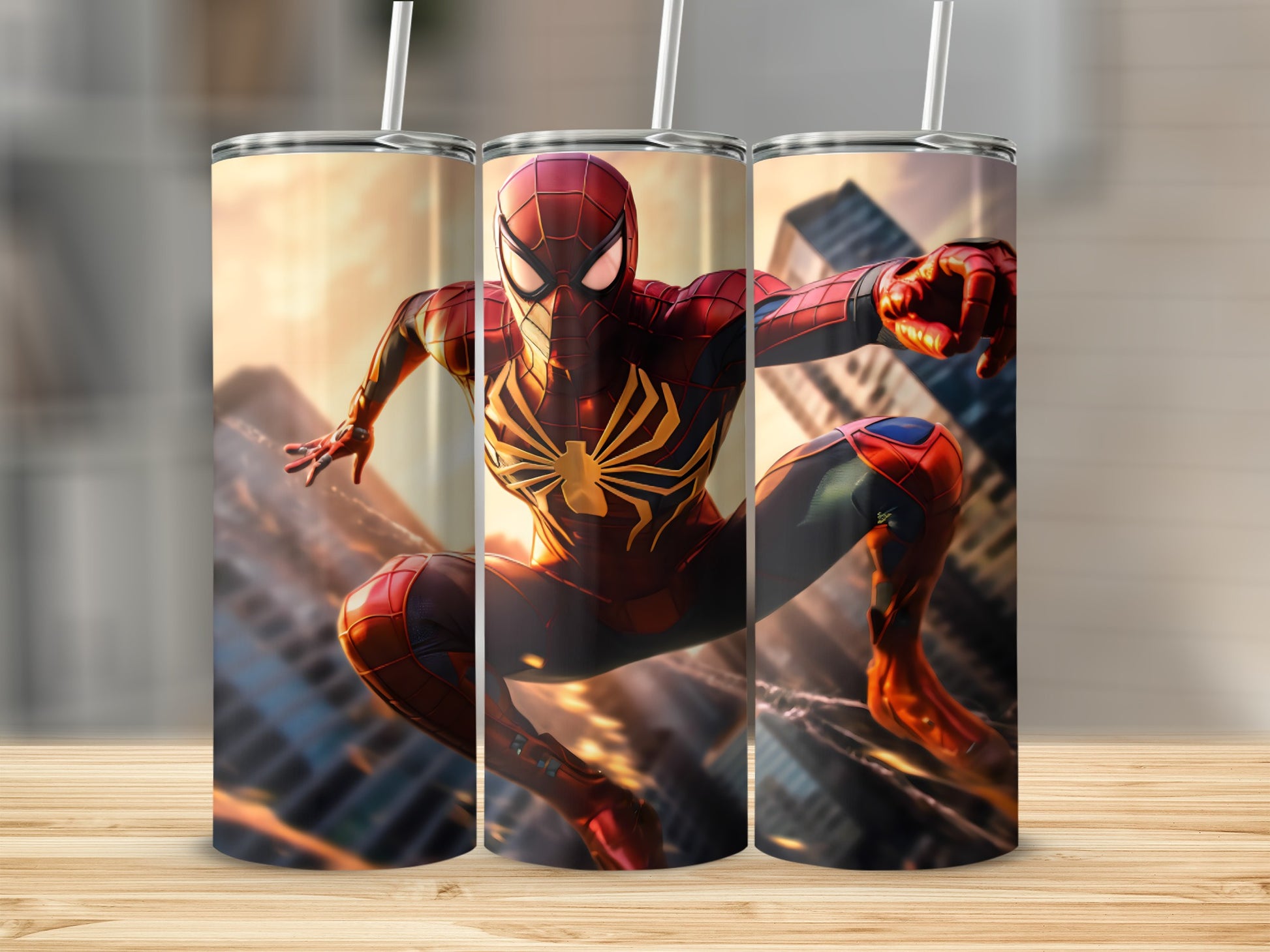 Heroic Spider Design Tumbler Product for Fans