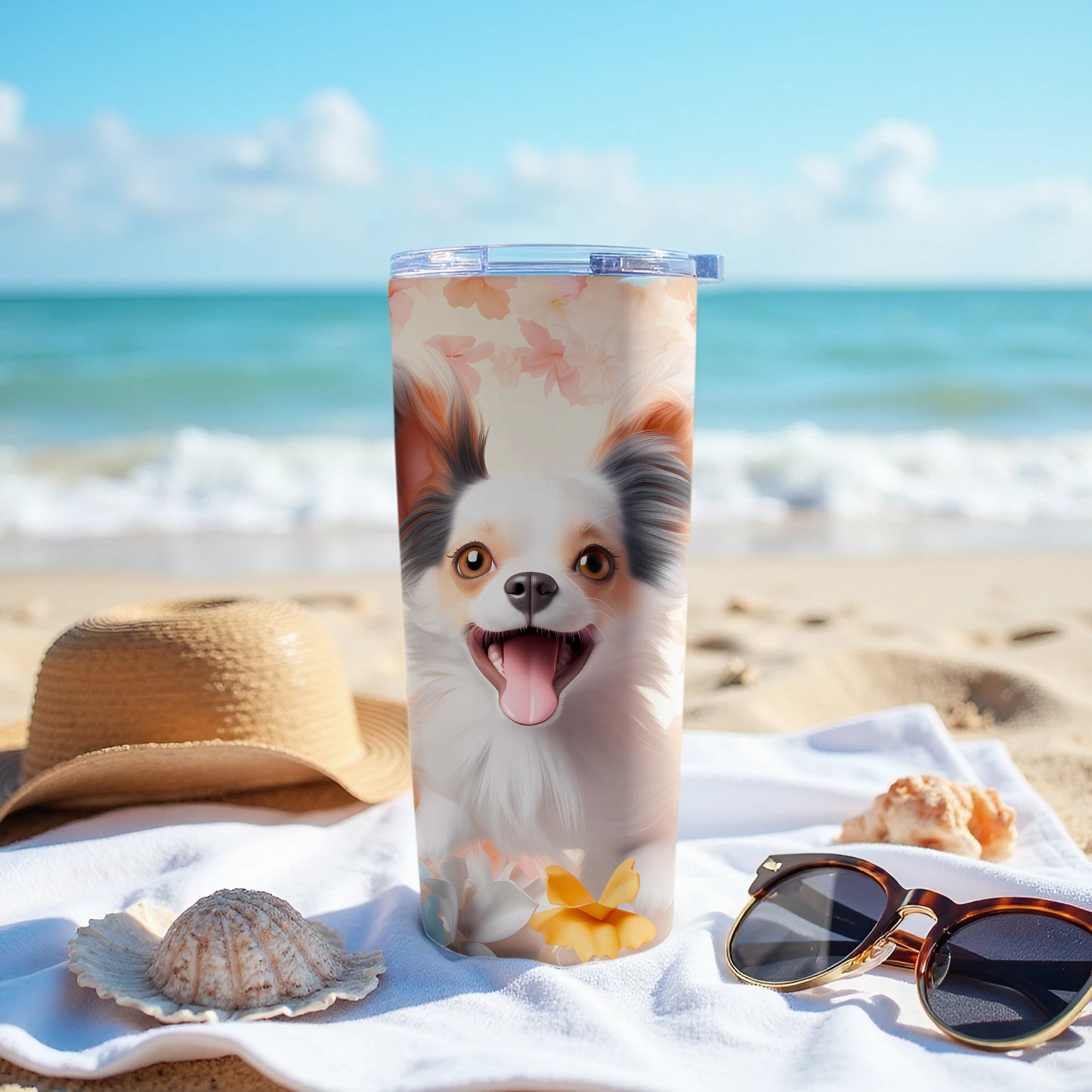 Happy Dog Design Cute Puppy Art Insulated Tumbler product type
