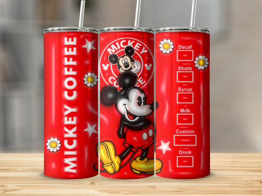 Mickey Mouse Coffee Tumbler with Customizable Options