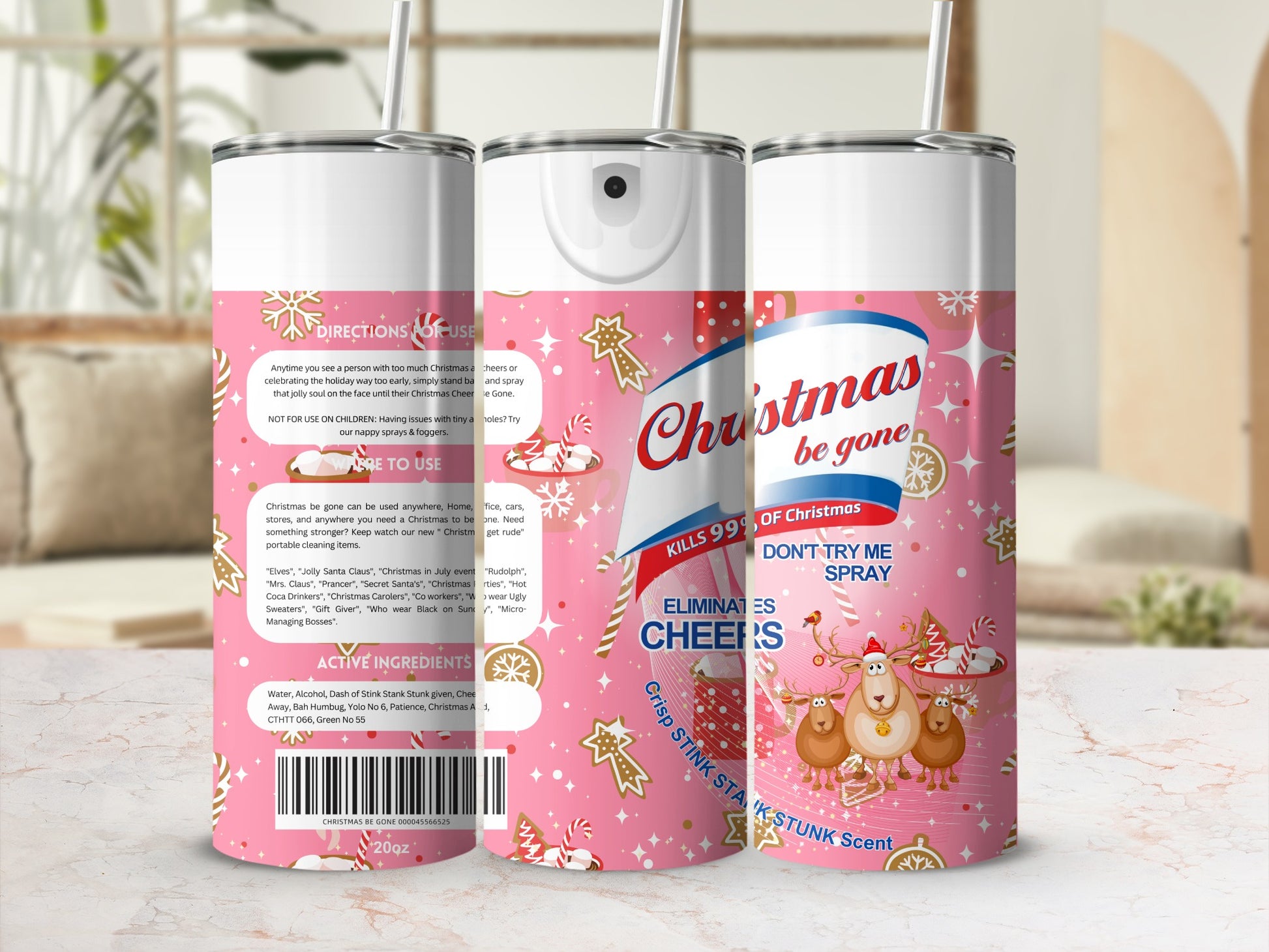 Christmas Be Gone Spray Kills 99 Percent Of Christmas Cheer