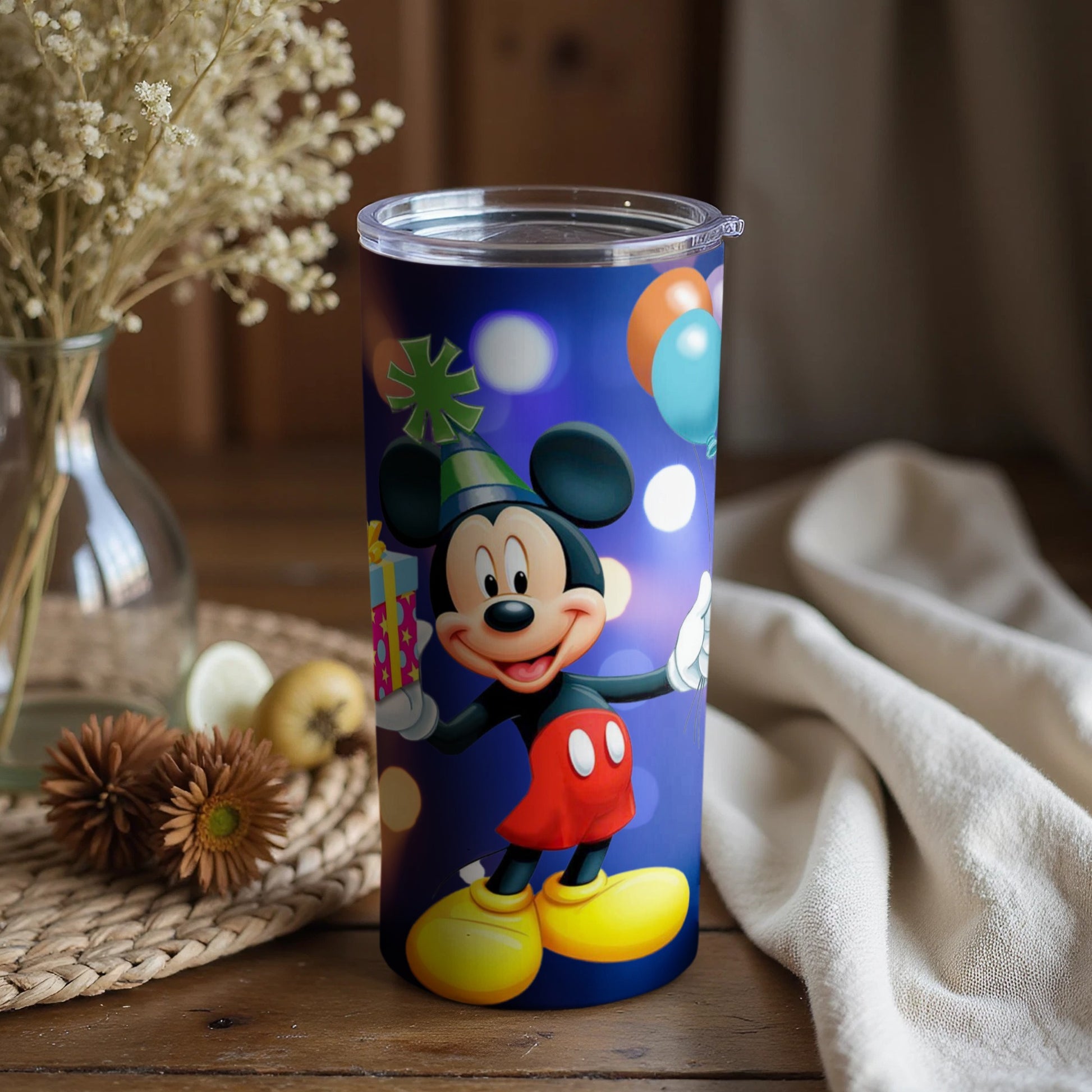 Mickey Mouse Birthday Celebration Tumbler