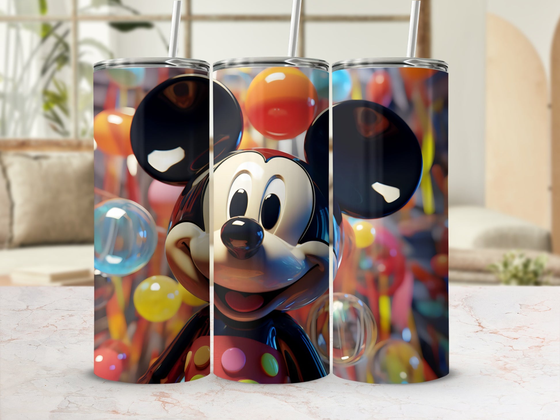 Colorful Cartoon Character Vacuum Insulated Tumbler