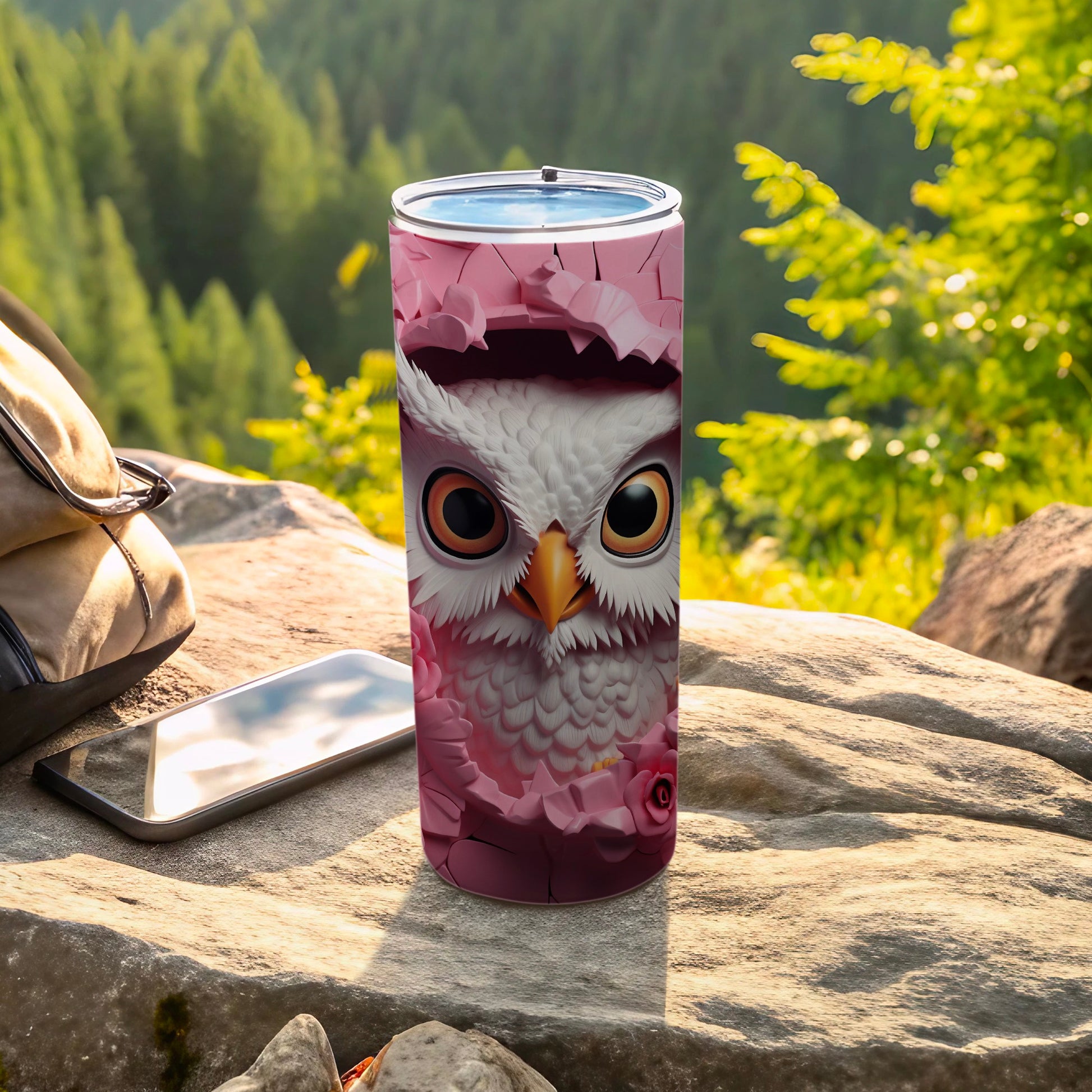 Cute White Owl Breaking Pink Texture Design product type
Tumbler
Owl
Cute
Pink
Animal
Bird
Forest
Outdoors
Drinkware
Beverage
Gift
Unique
Art
Design
Character
Stylish
Portable
Travel
Trendy
Wildlife