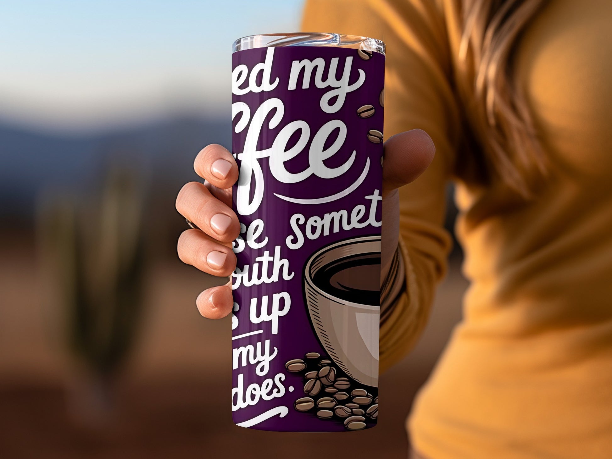 Need My Coffee To Face The Day Insulated Tumbler