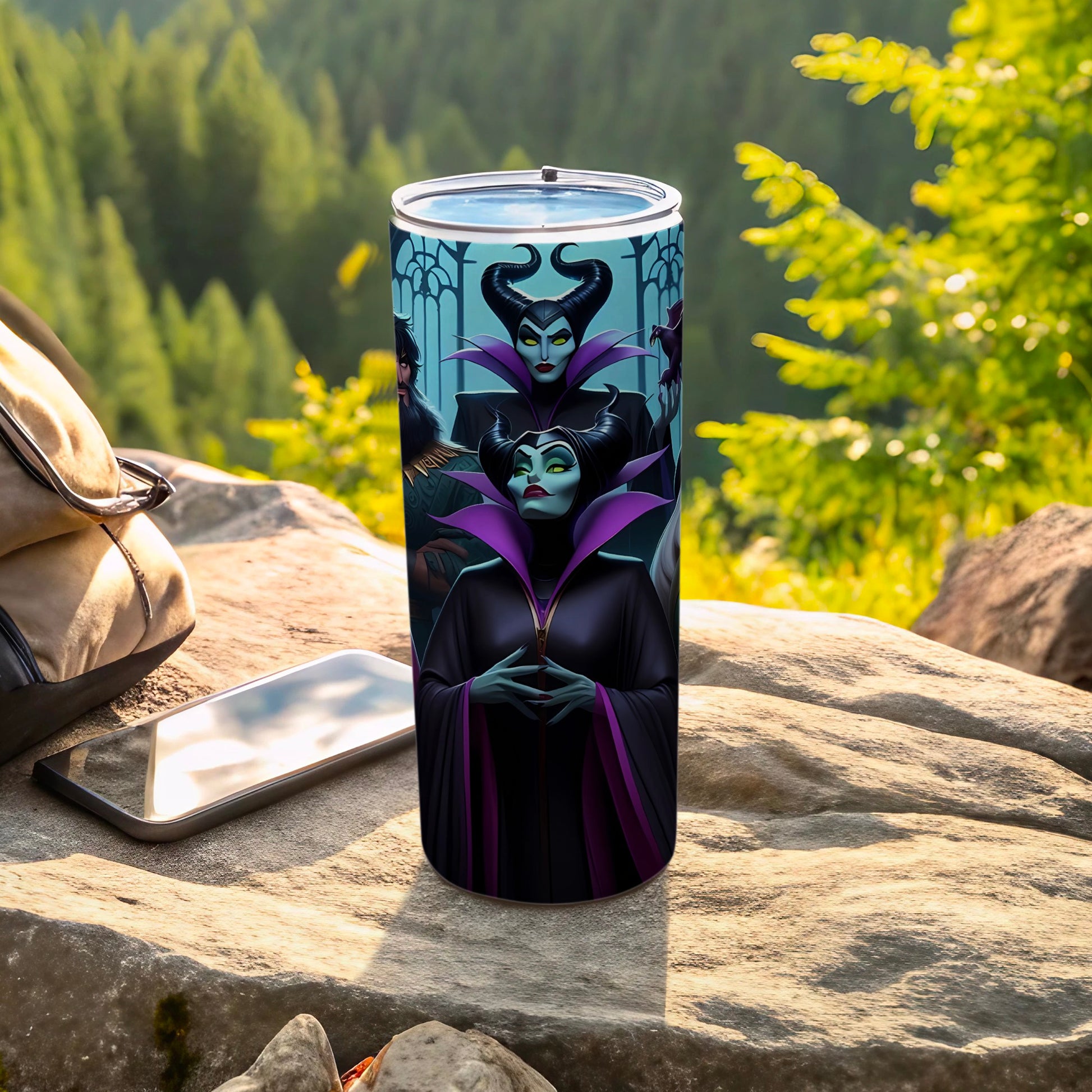 Mysterious Witch Design Insulated Tumbler for Camping