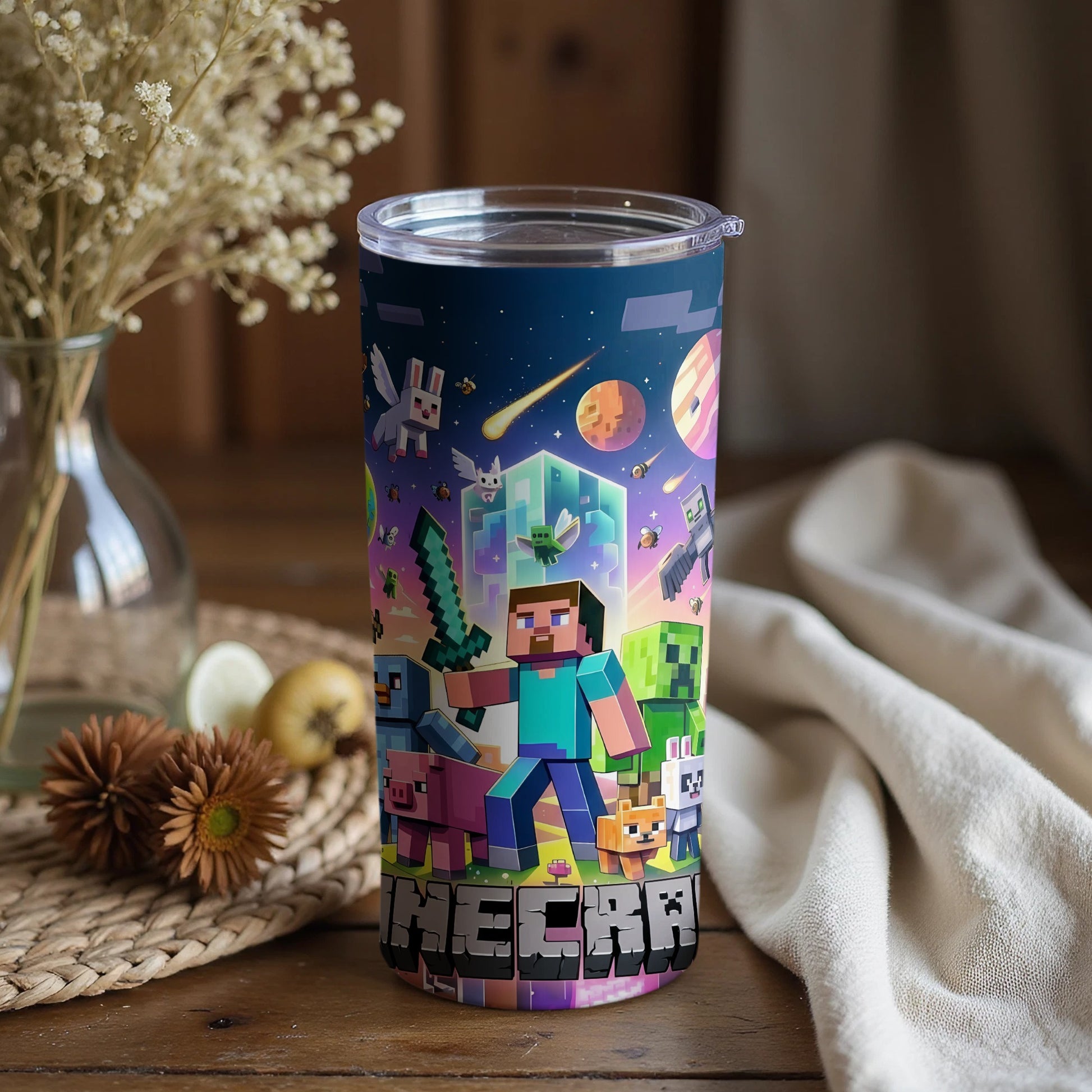 Minecraft World Adventure Scene Tumbler