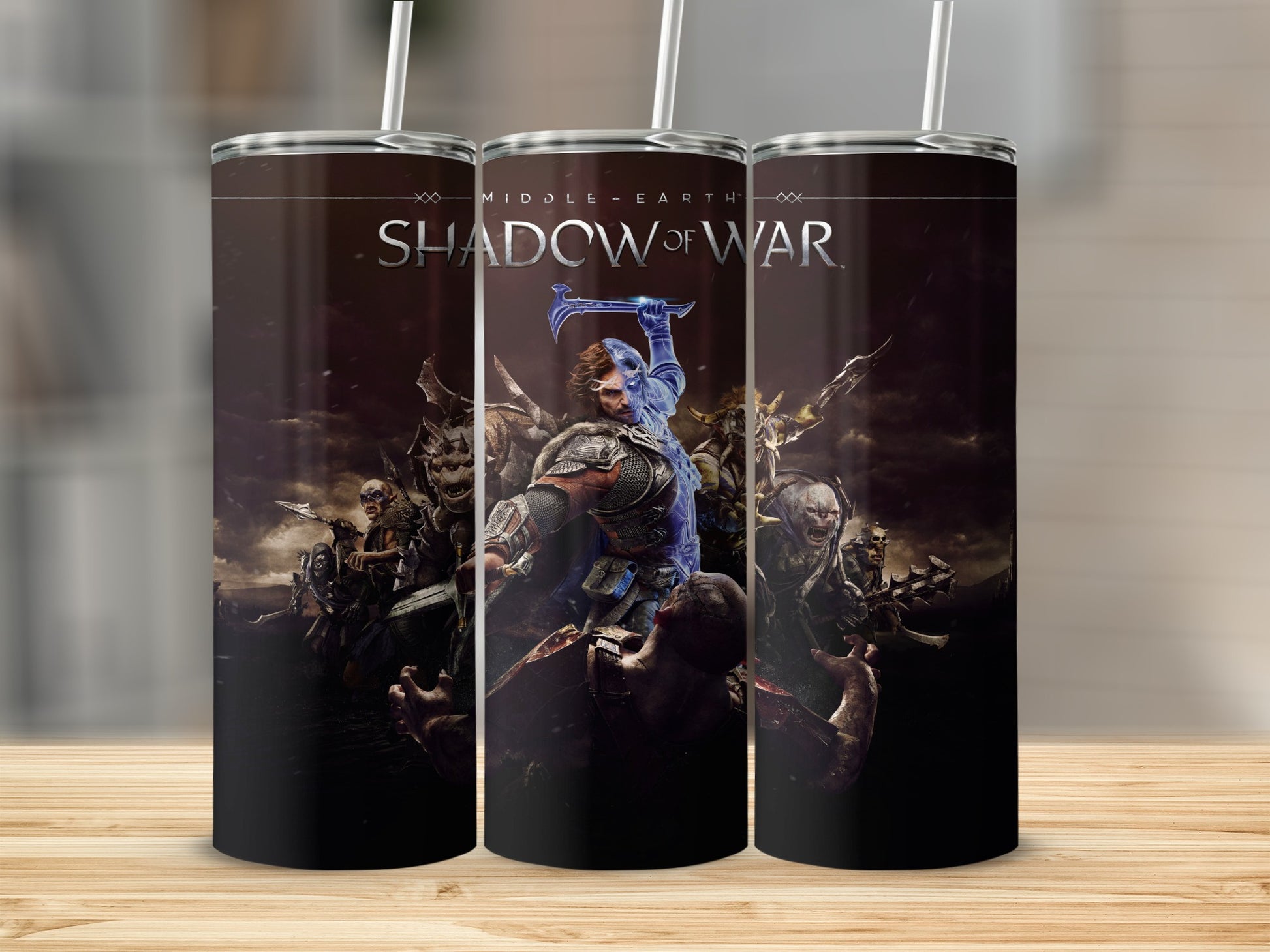 Middle Earth Shadow of War Themed Tumbler Product