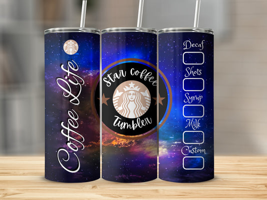 Star Coffee Life Customizable Tumbler for Coffee Lovers