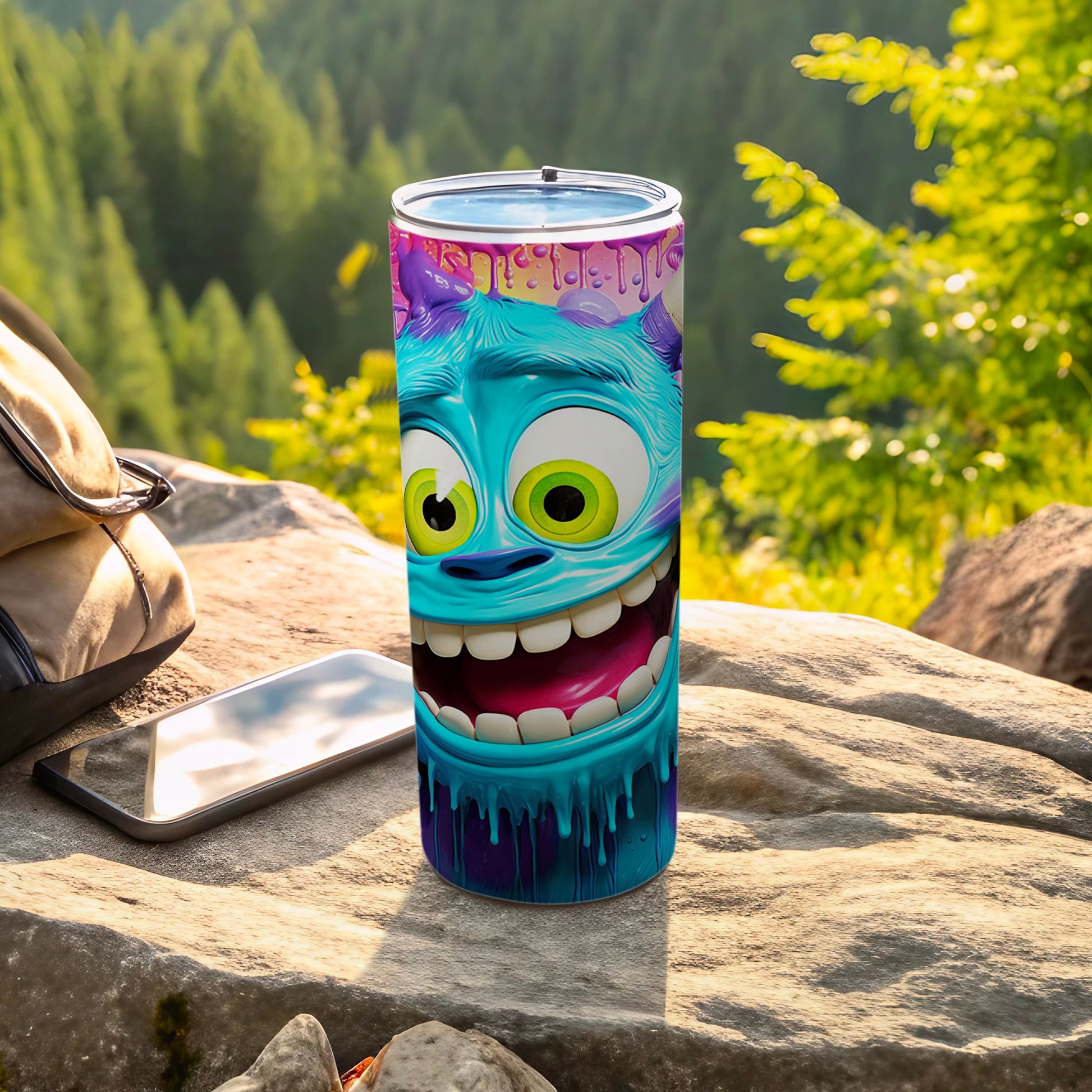 Colorful Animated Character Design Insulated Tumbler