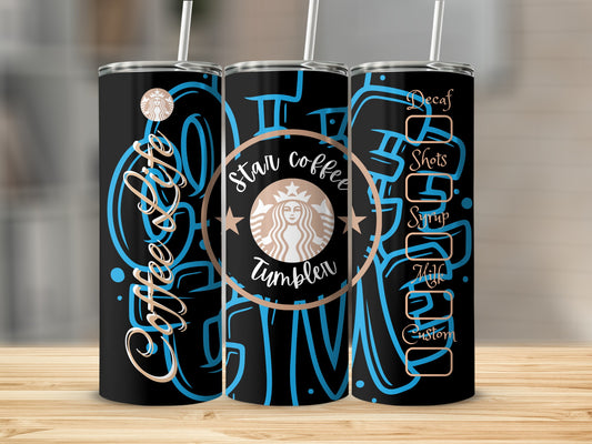 Stylish Star Coffee Life Customizable Tumbler