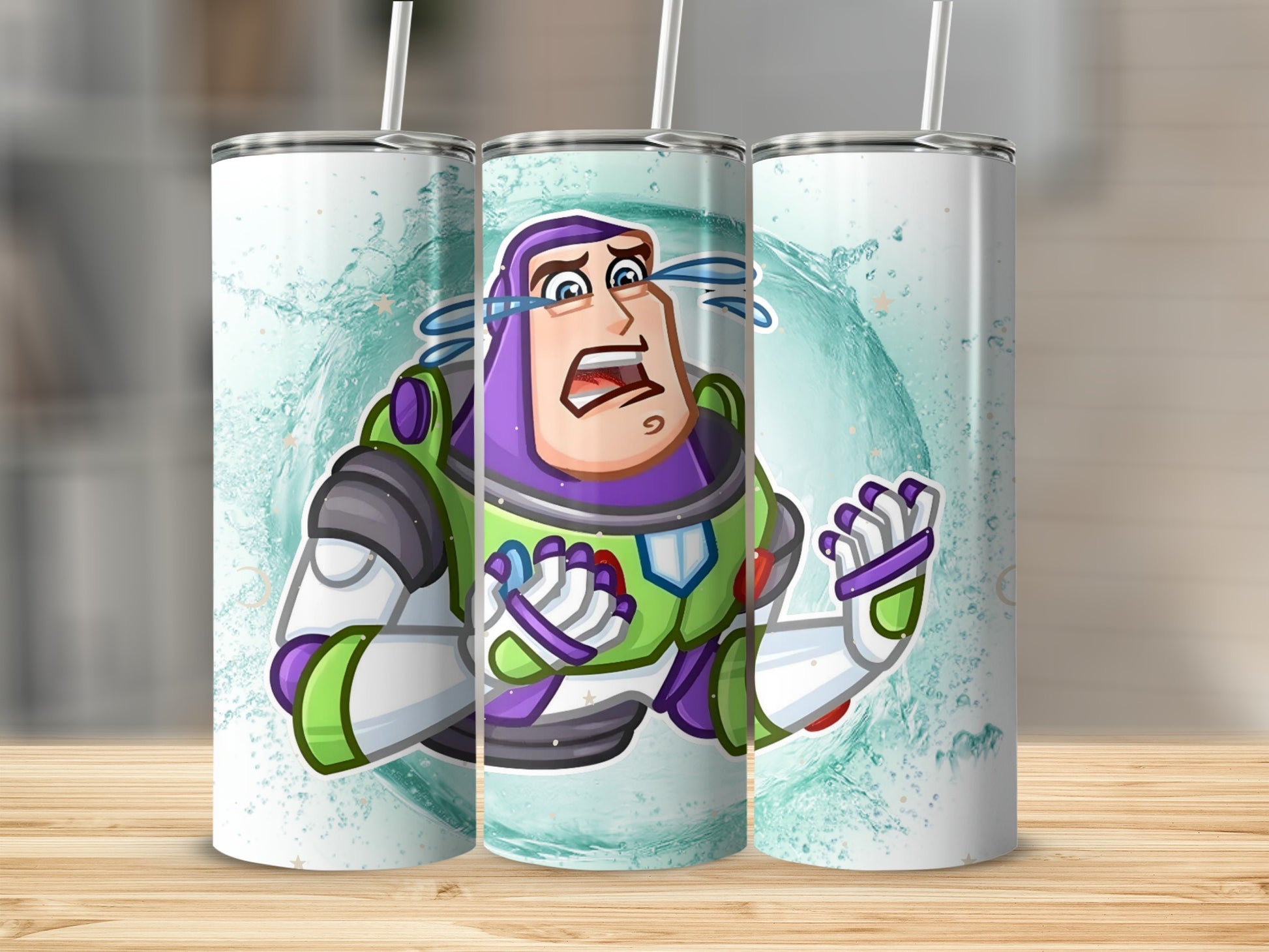 Buzz Lightyear Tumbler Cup with Colorful Design