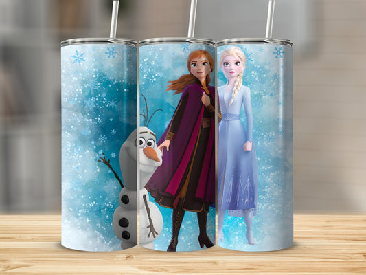Frozen Characters Insulated Tumbler with Straw