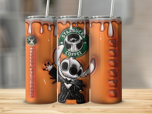 Skeleton Character Design Starbucks Coffee tumbler