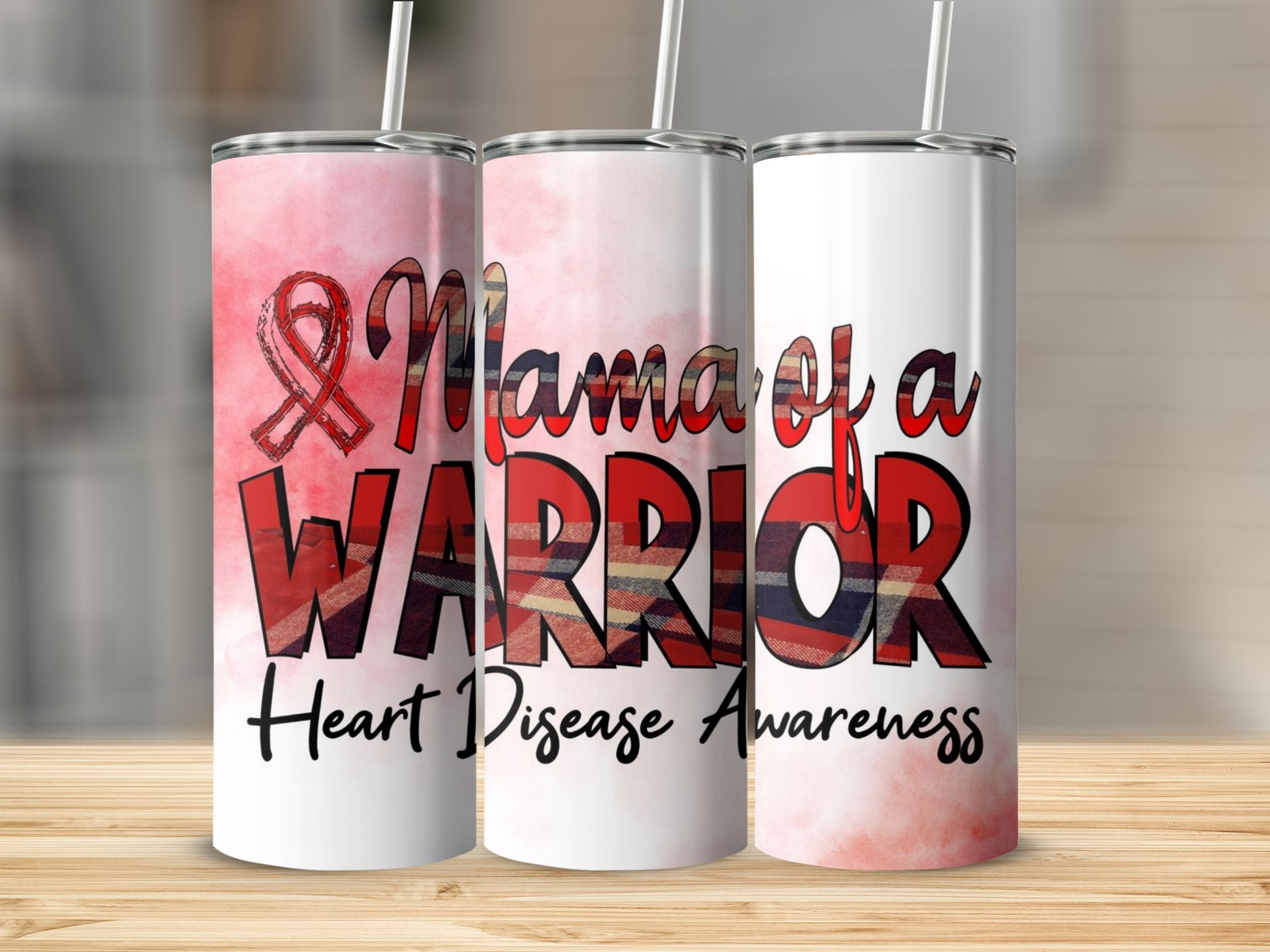 Mama of a Warrior Heart Disease Awareness Tumbler